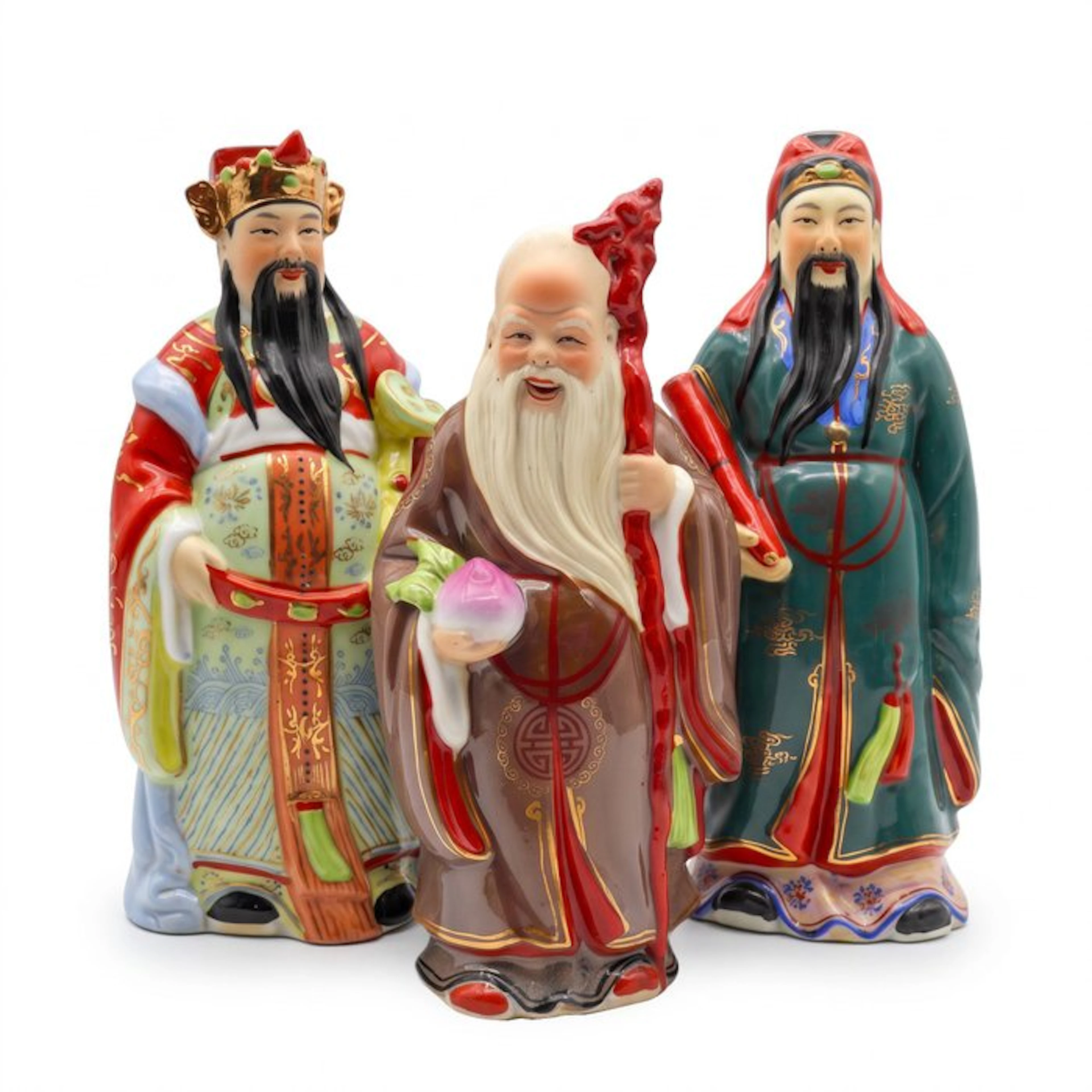 3x Divinità del Feng Shui: Fu