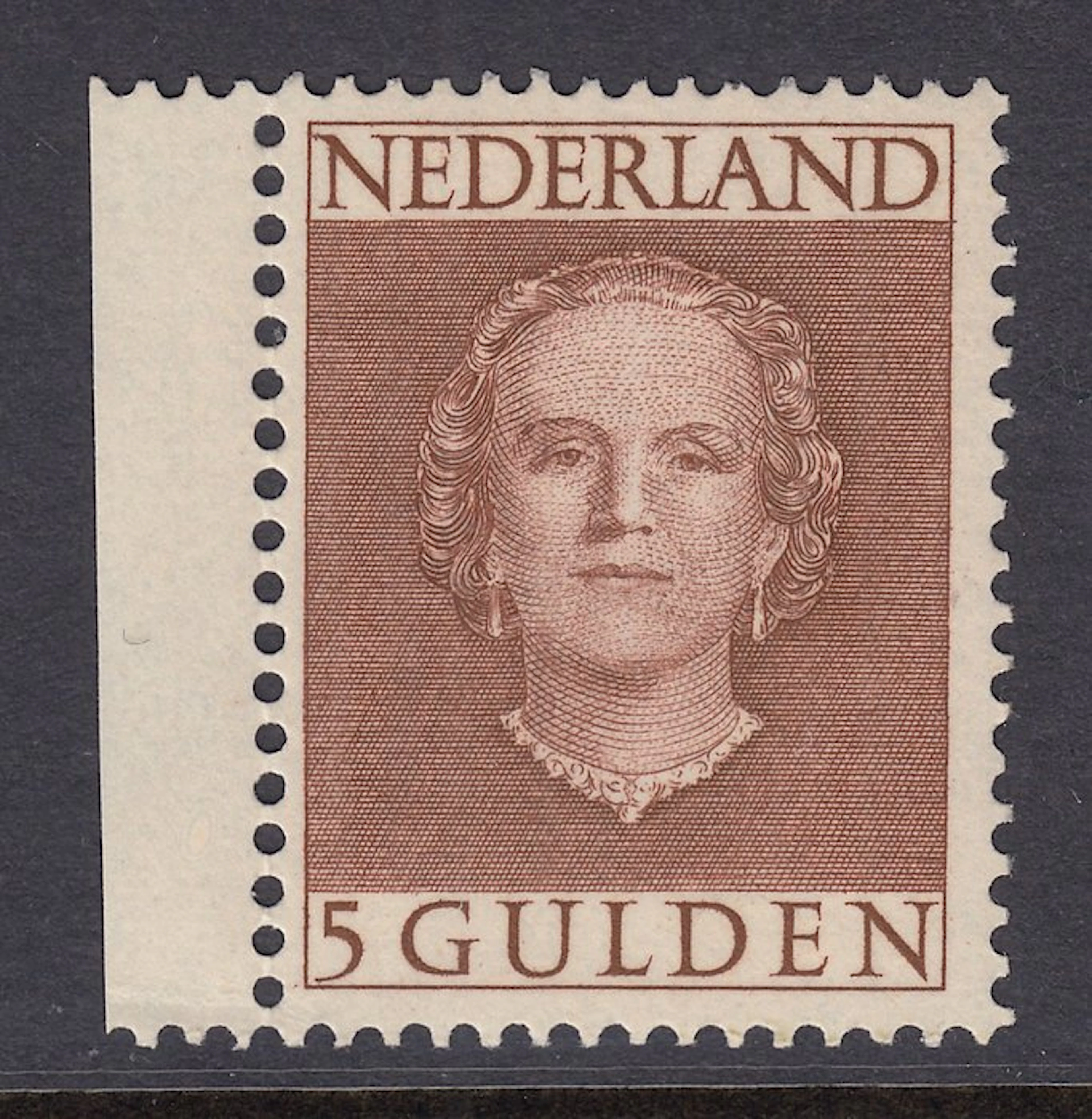 Netherlands 1949 - Queen Juliana type 'En Face', type I - NVPH 536a