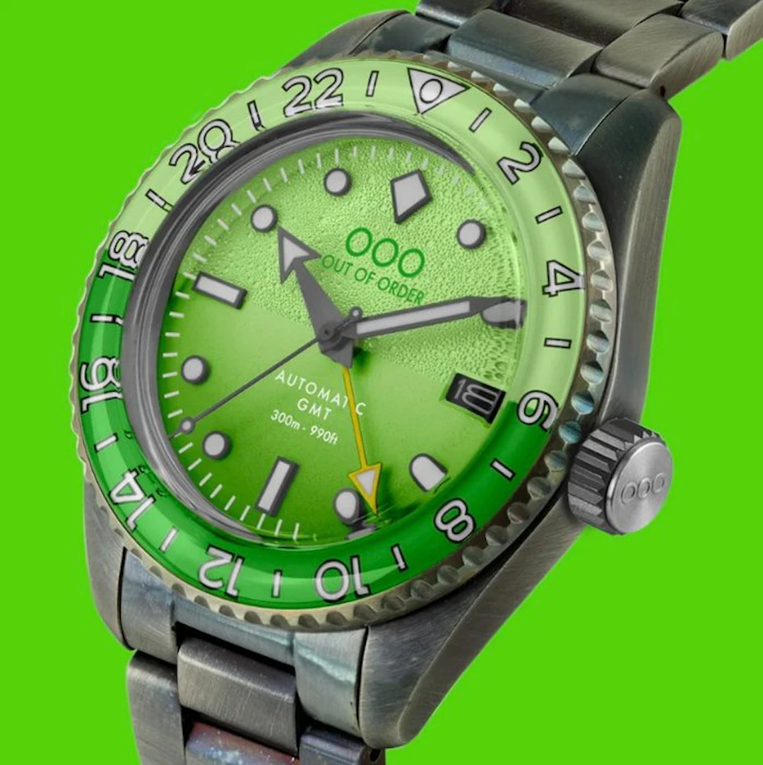 Out of Order - MIDORI AUTOMATIC GMT - ULTRA DISTRESSED - OOO.001-25.MI.UD