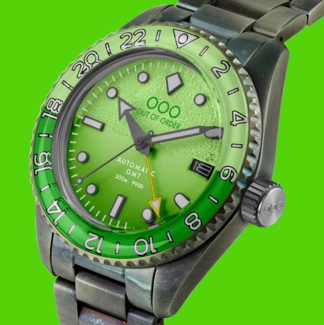 Out of Order - MIDORI AUTOMATIC GMT - ULTRA DISTRESSED - OOO.001-25.MI.UD