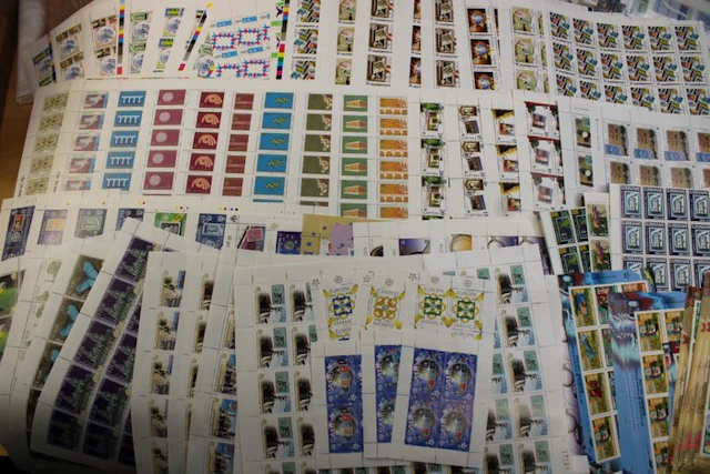 50 Years of Europe sheets + miniature sheet 9,460.00€...