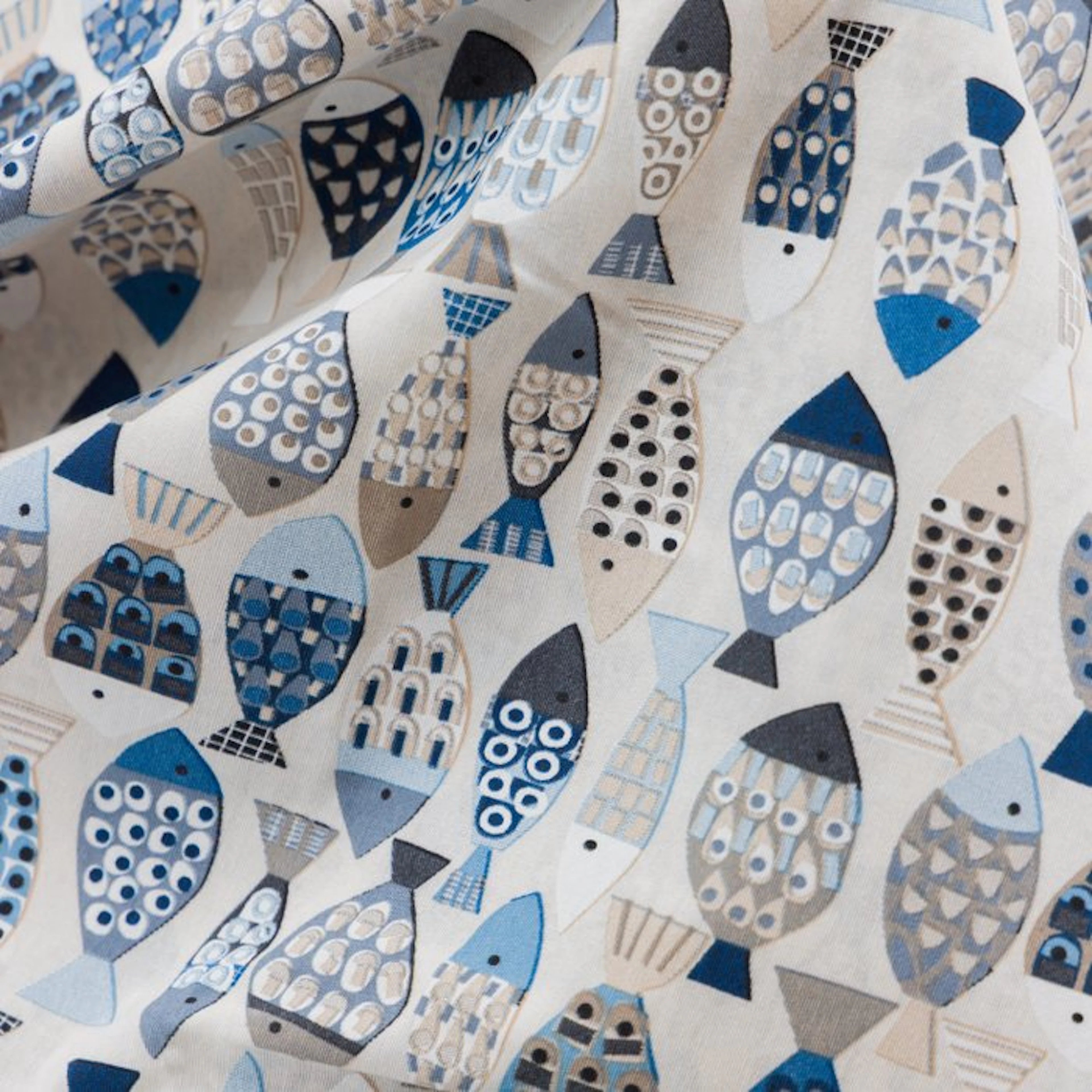 BA187 - Fabric "Mediterranean Fantasy" – Geometric...