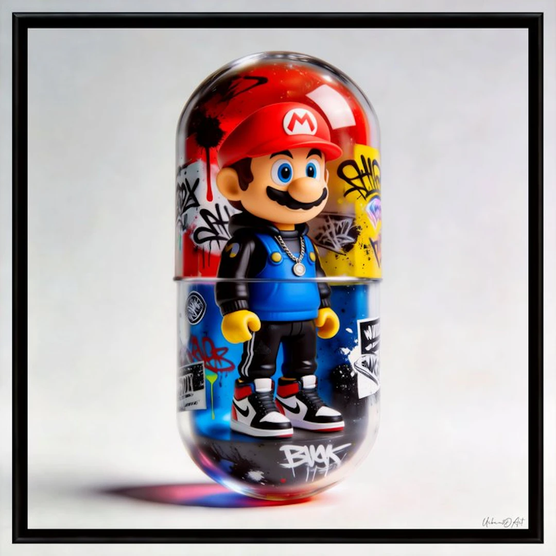 Urban3DArt (1971) - Mario Capsule Limited Edition art digital mixte