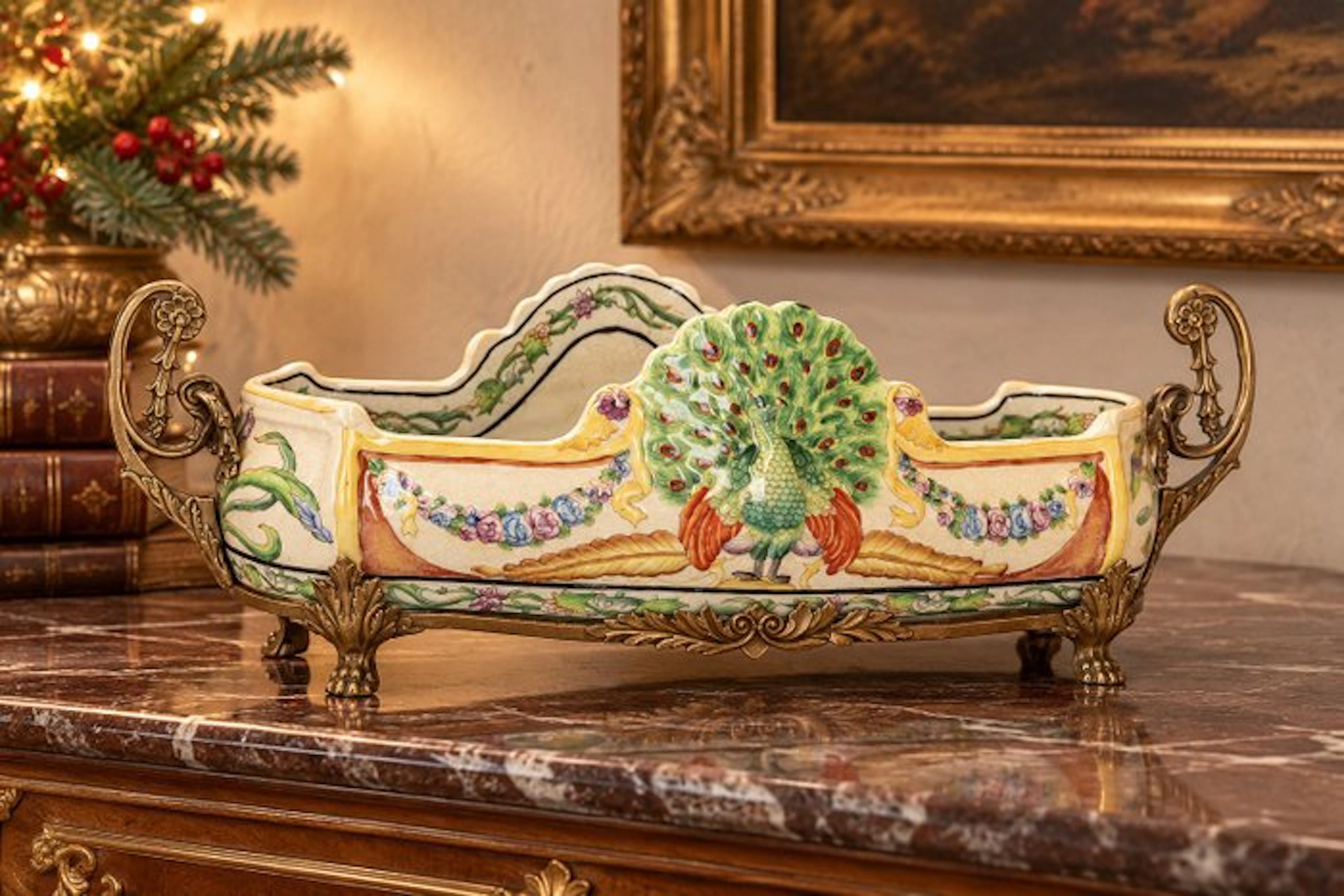 Platter - Bronze, Porcelain