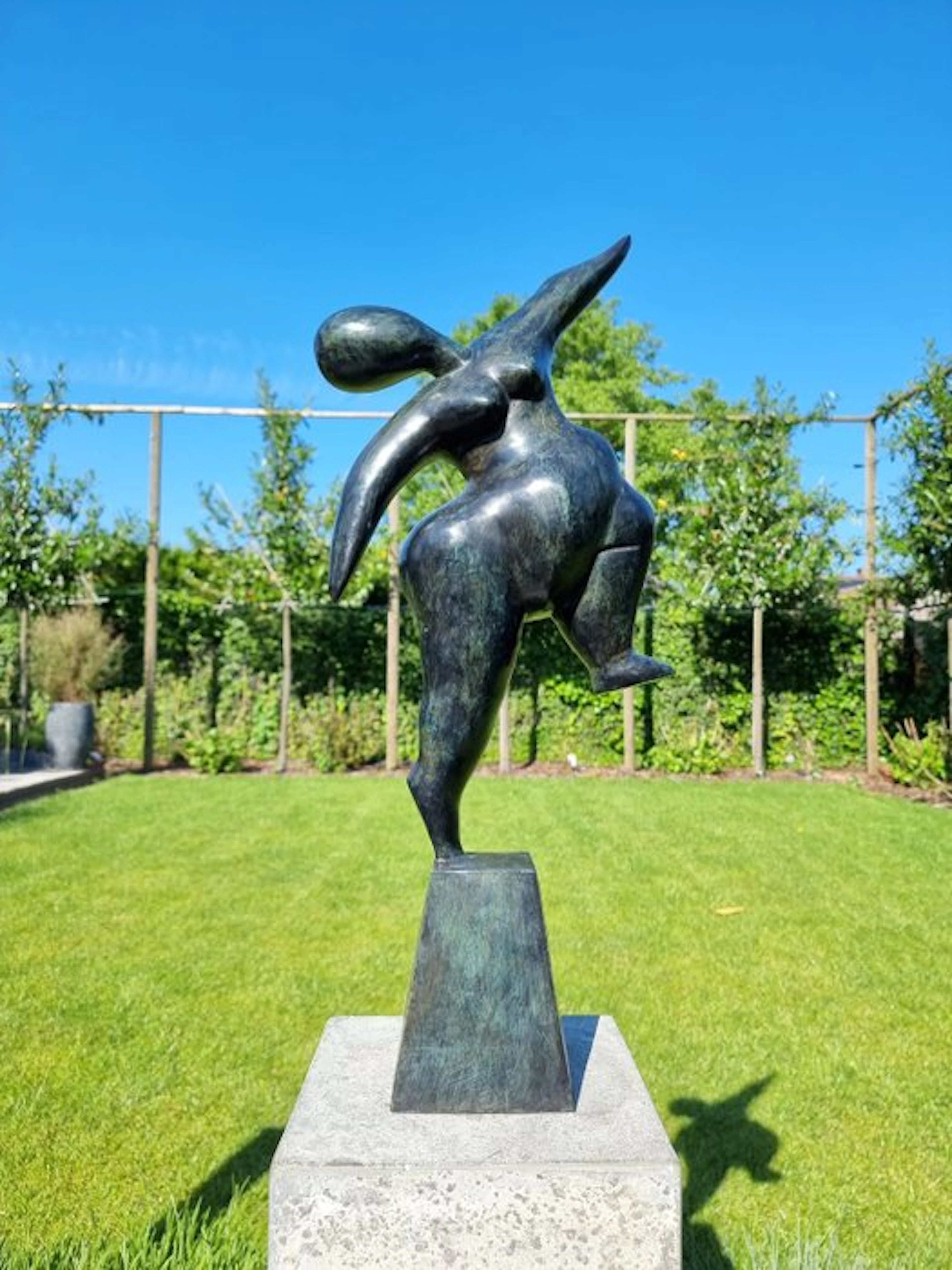 Sculpture, A large modernist bronze - 70 cm - Bronze