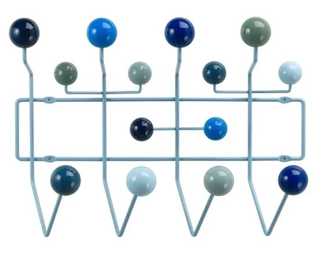 Vitra - Charles & Ray Eames - Coat rack - Hang it all - Wood, Steel