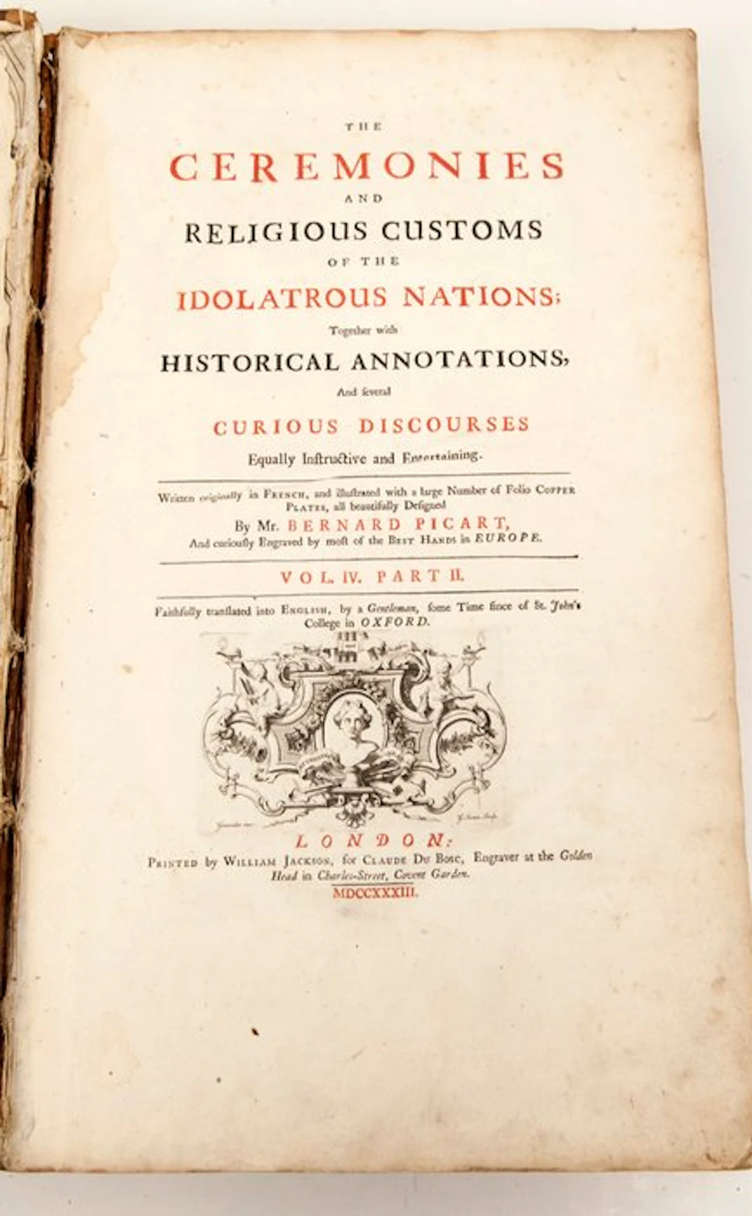 Bernard Picart - The Ceremonies and Religious Customs of...
