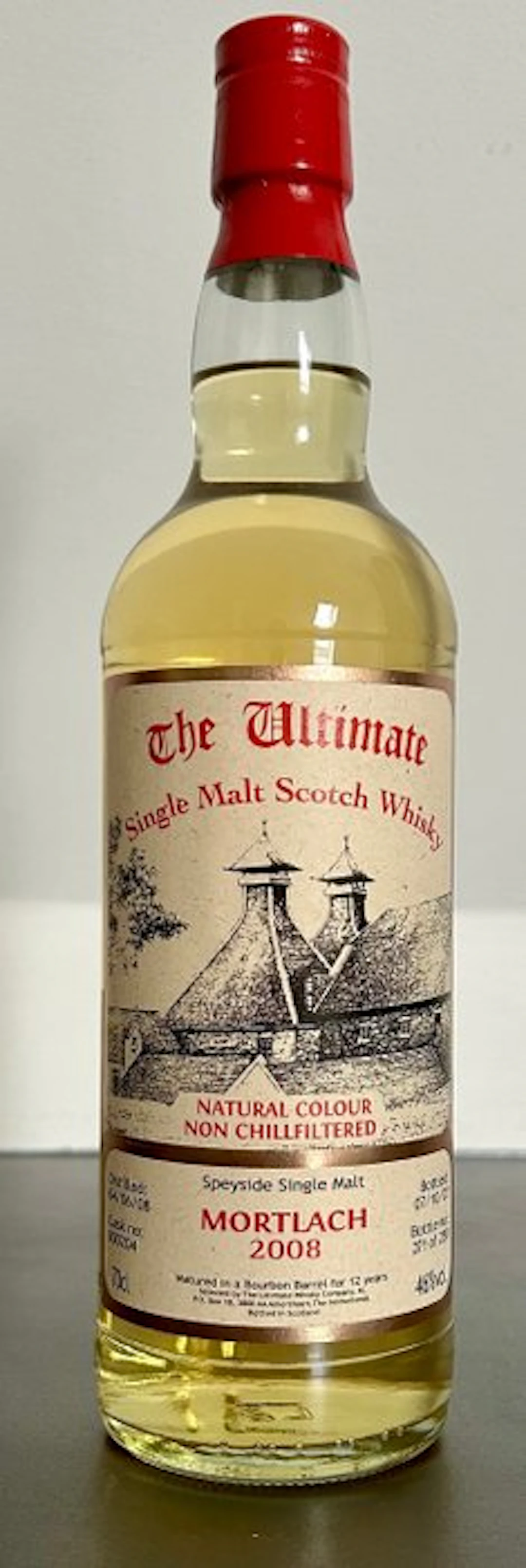 Mortlach 2008 12 years old Single Bourbon Barrel - The Ultimate -