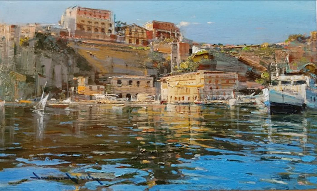 Vincenzo Aprile (1952) - Porto di Sorrento (Costiera amalfitana)