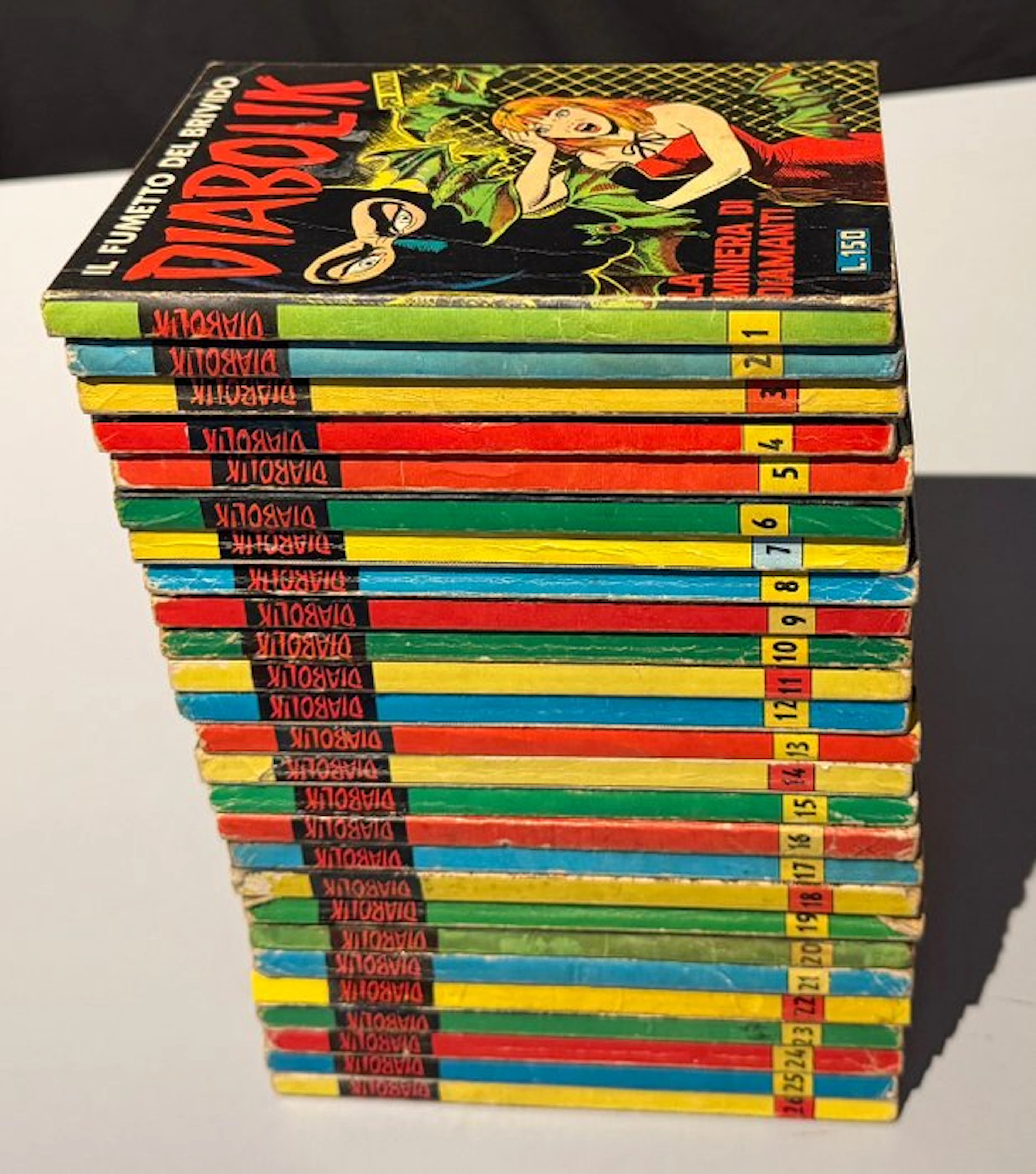Diabolik II serie completa nn. 1/26 - 26 Comic - First edition - 1965