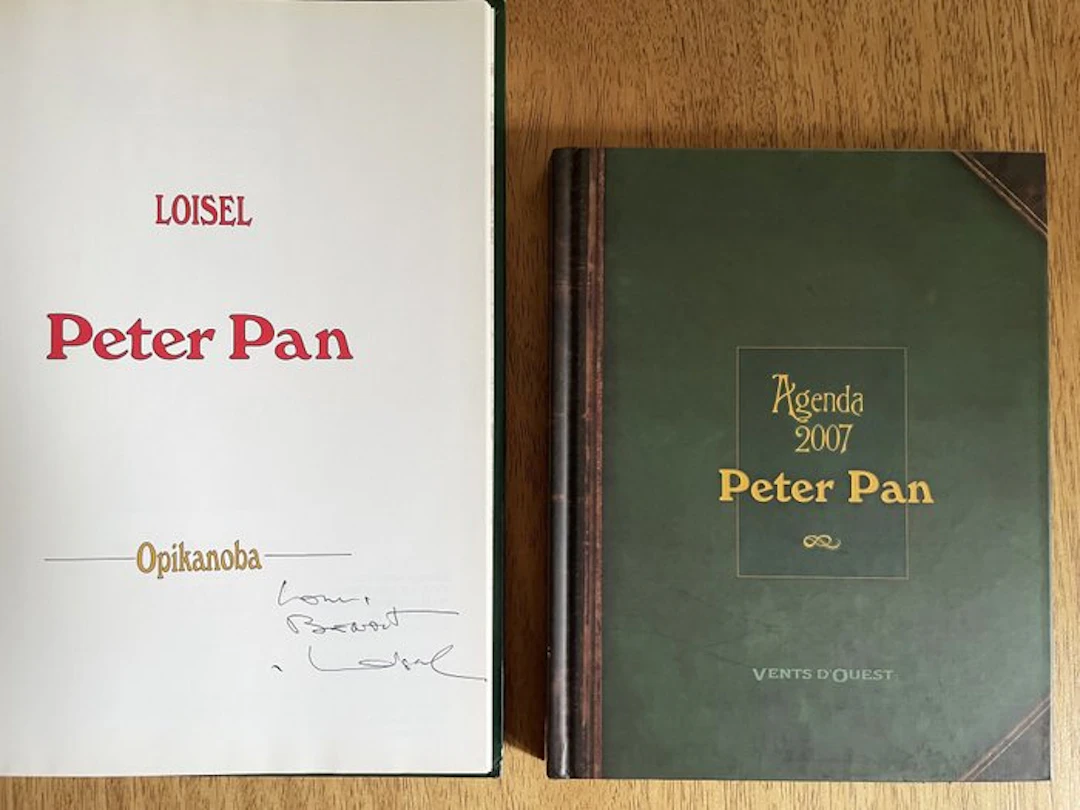 Peter Pan T2 - Opikanoba + signature + Agenda Peter Pan...
