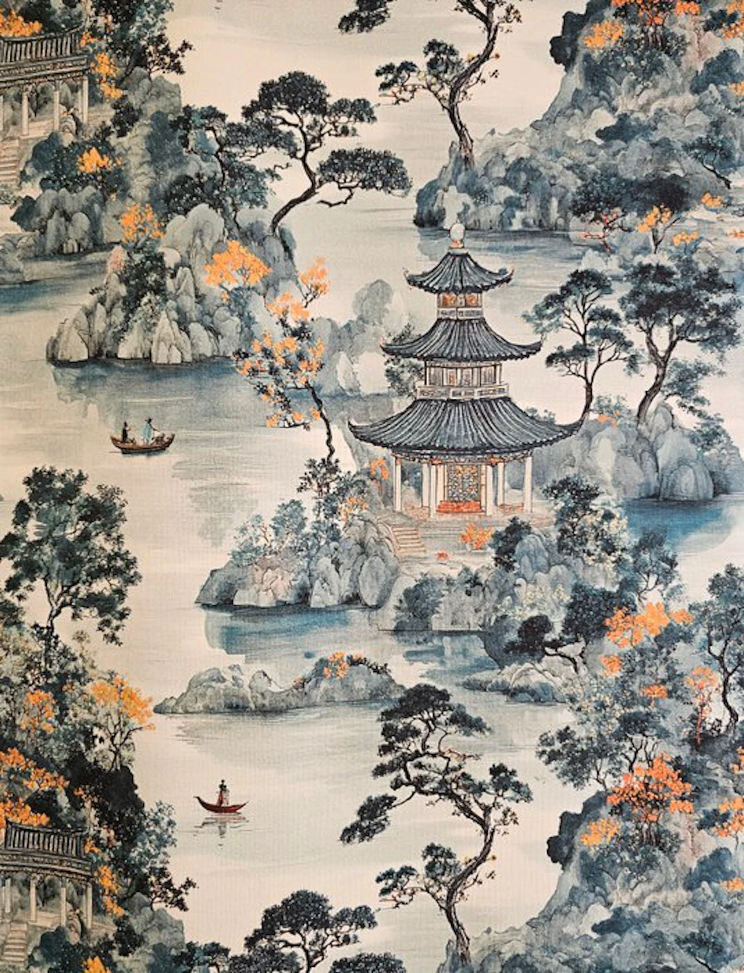 Exclusive Oriental Fabric Original - 280x280 cm - Geisha...