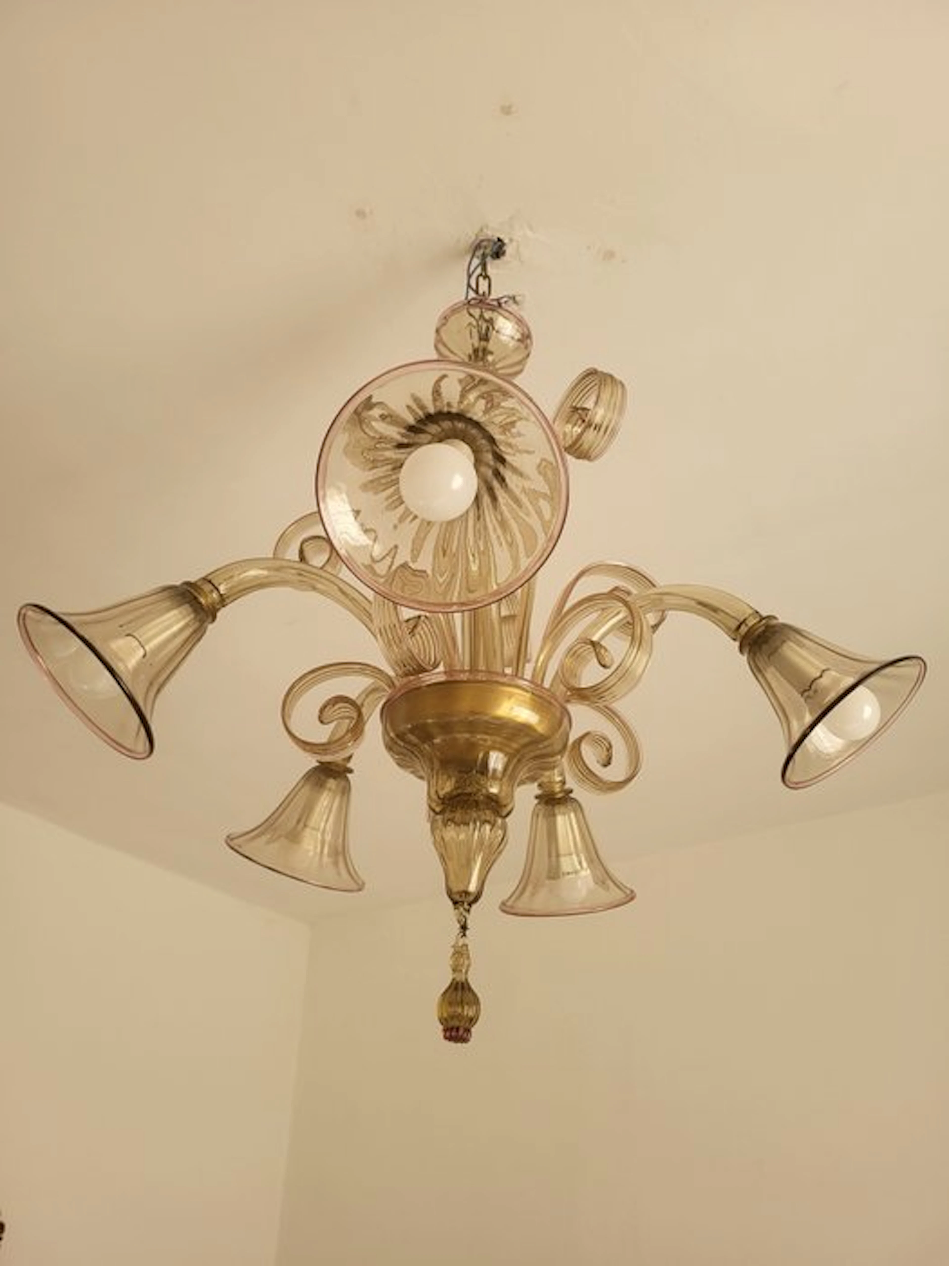 Hanging lamp - Murano glass - Murano glass