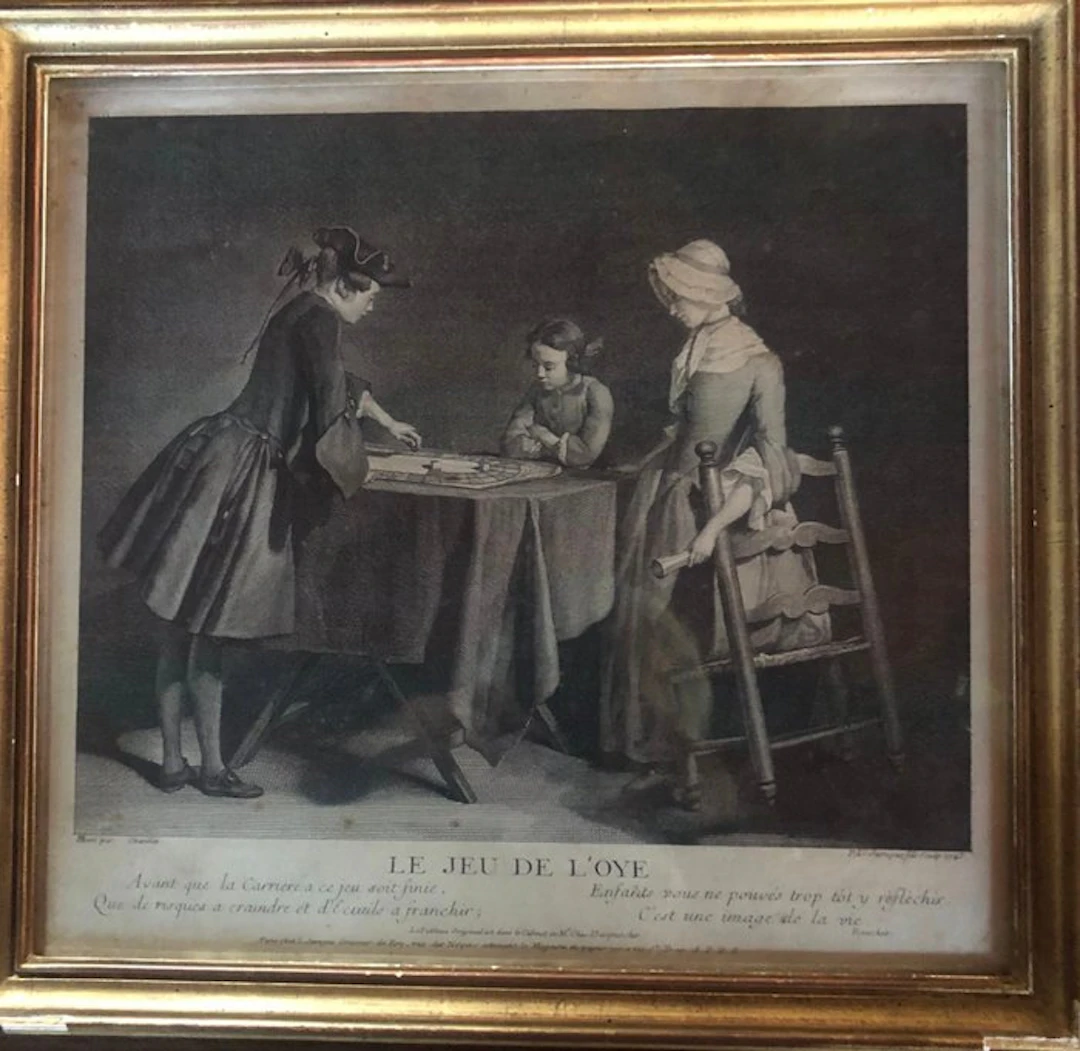 Jean-Baptiste-Siméon Chardin (XVIII), d'après - Le jeu de L'oye