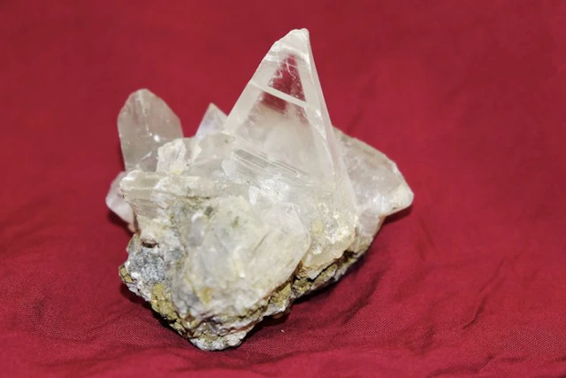 Selenite Freeform - Height: 7 cm - Width: 8 cm- 330 g - (1)