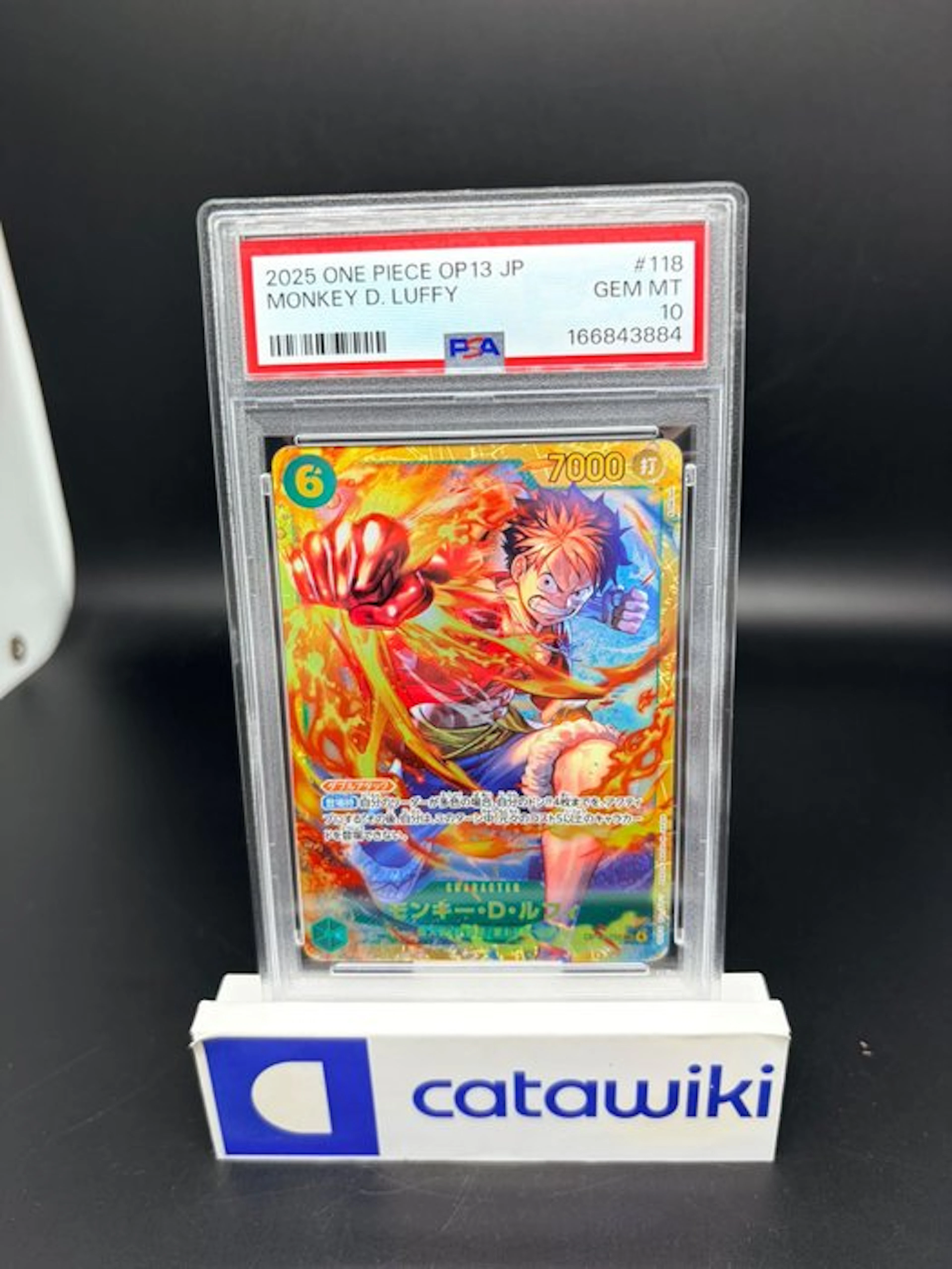 One Piece - 1 Graded card - Monkey D