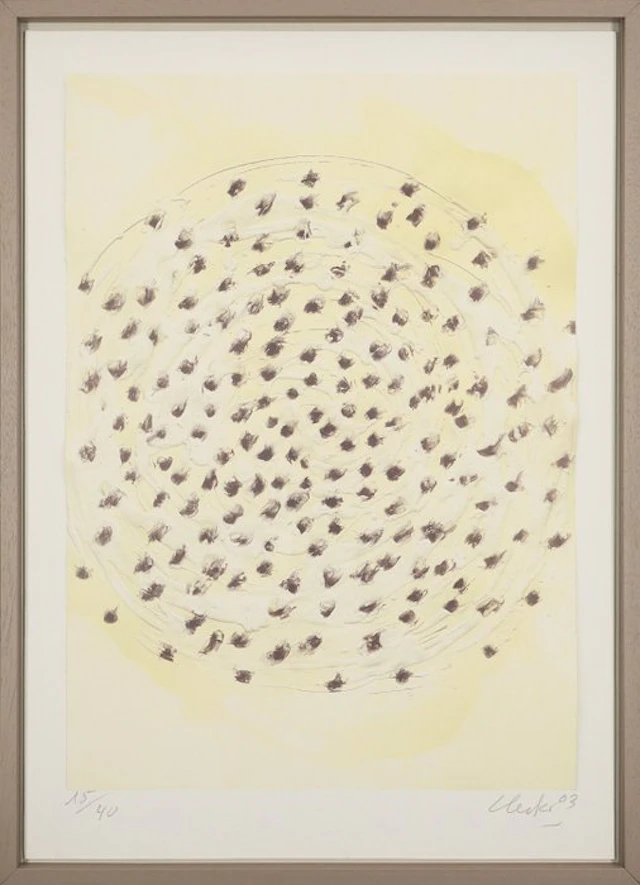 Günther Uecker (1930-2025) - Lithograph - Signiert - Sehr...