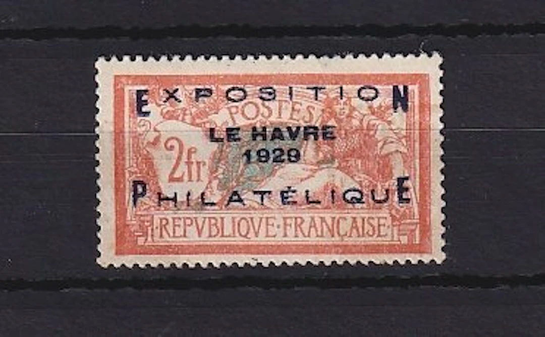 France 1929 - Signé Brun, exposition du Havre - Yvert n°257A
