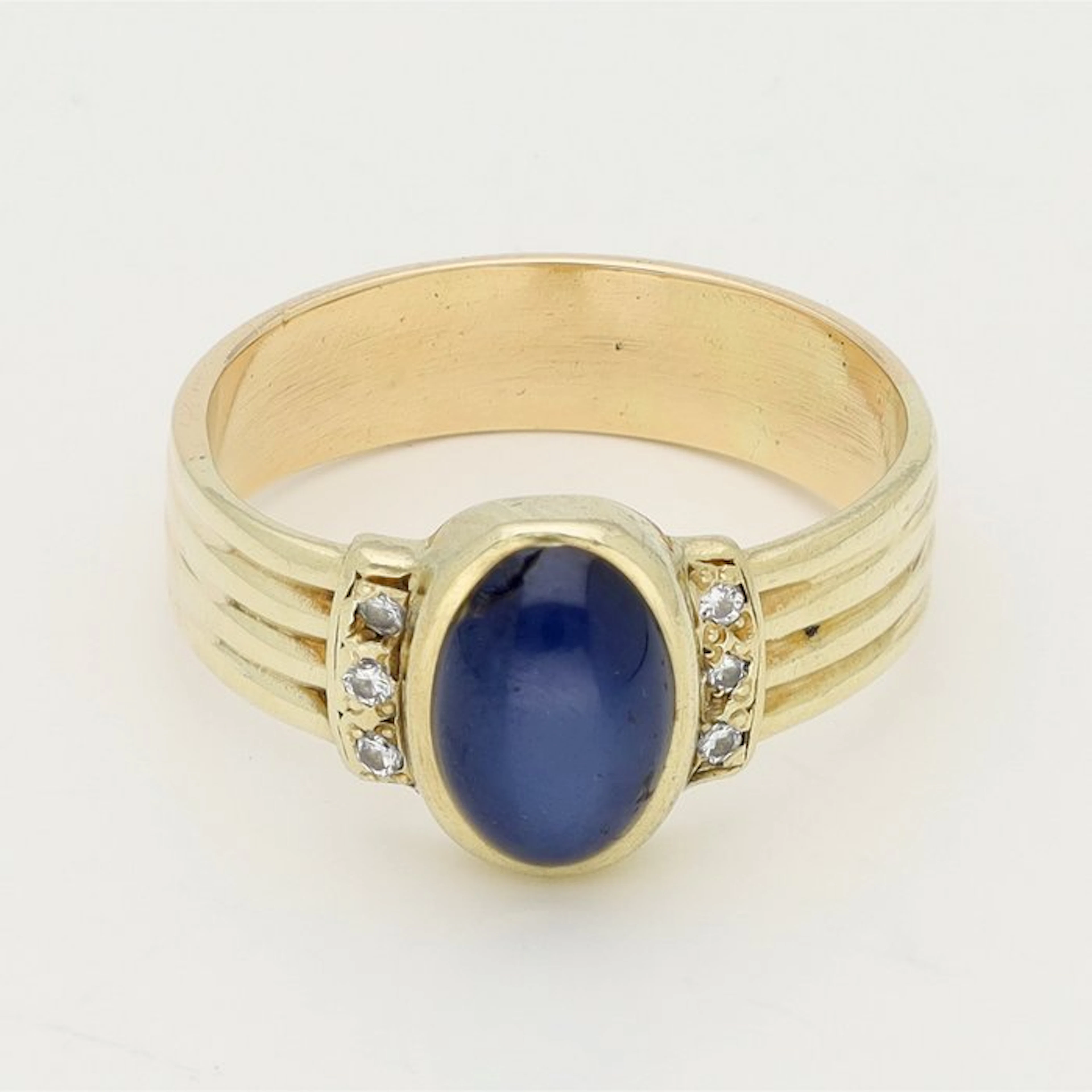 Ring - 14 kt. Yellow gold Diamond (Natural)