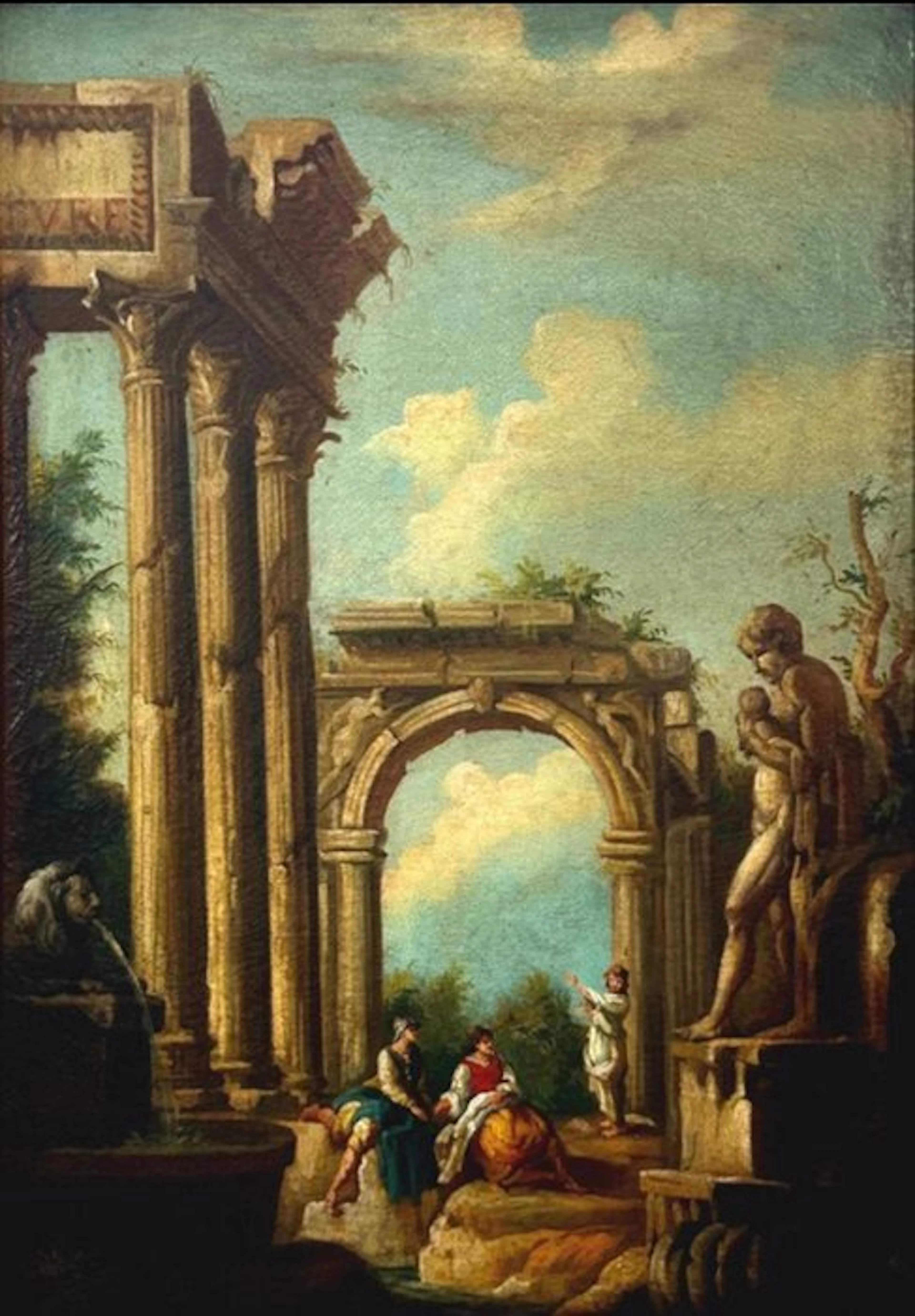 Follower of Giovanni Paolo Panini (1691-1765) - Capriccio...
