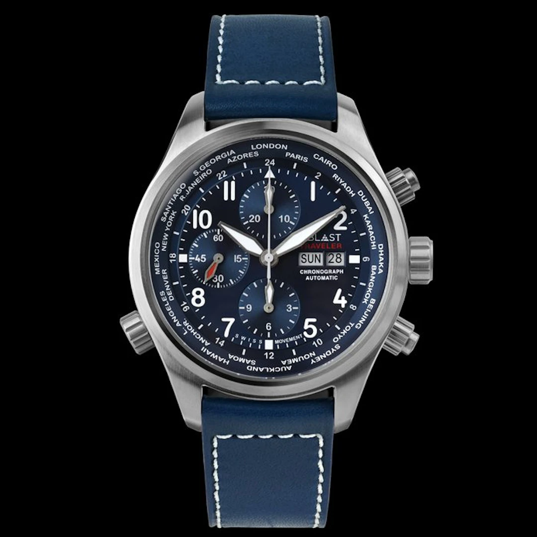 Ublast - Traveler Chronograph World Time...
