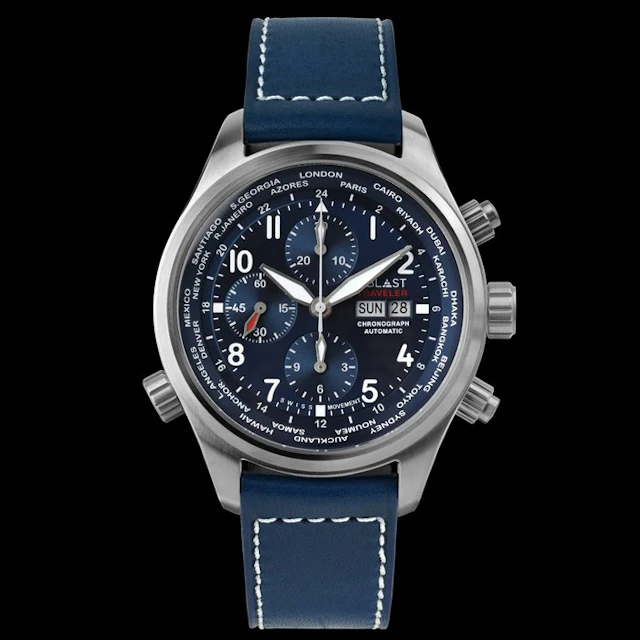 Ublast - Traveler Chronograph World Time...