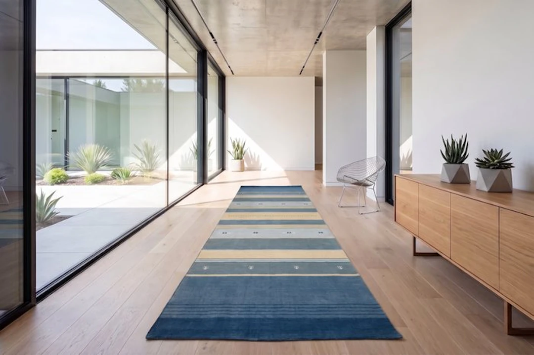 Soft striped Gabbeh - Rug - 310 cm - 80 cm - unused condition