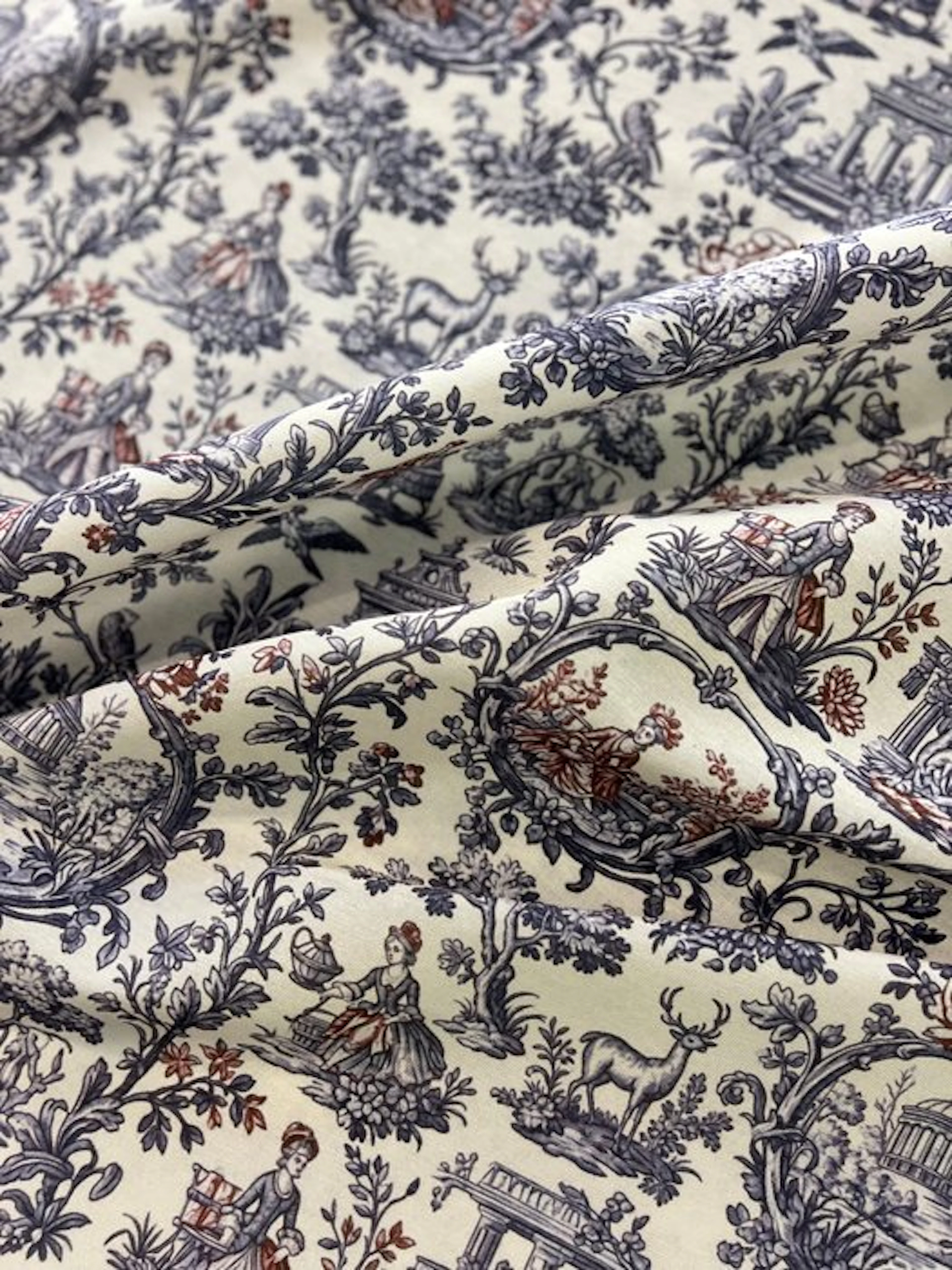 Toile de Jouy – Elegance of Times Past - Textile - 280 cm - 250 cm