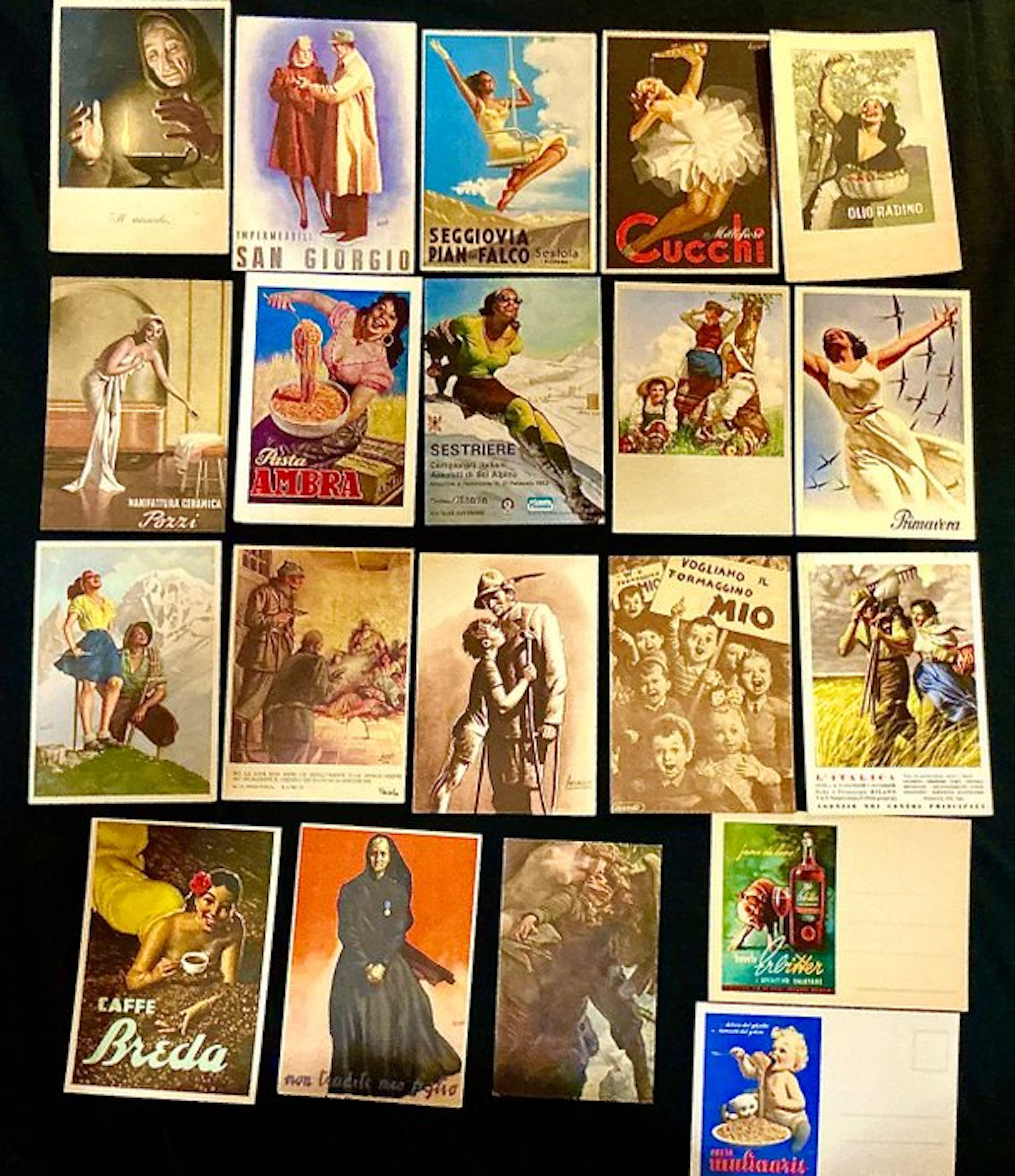 Lot of 20 postcards by Gino Boccasile - Postcard - 1930-1940