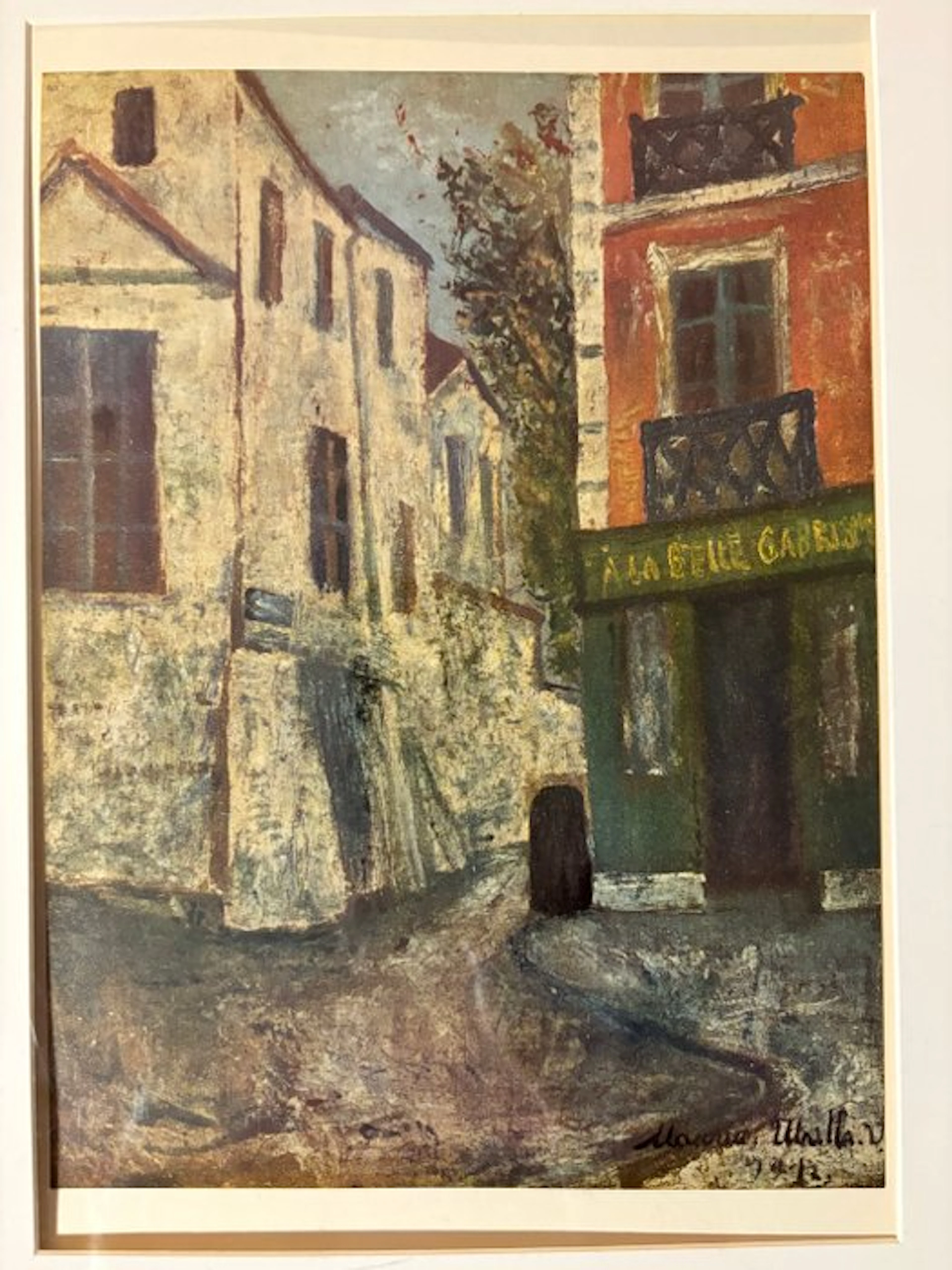 Maurice Utrillo (1883-1955) - La Belle Gabrielle et l’église de la fère
