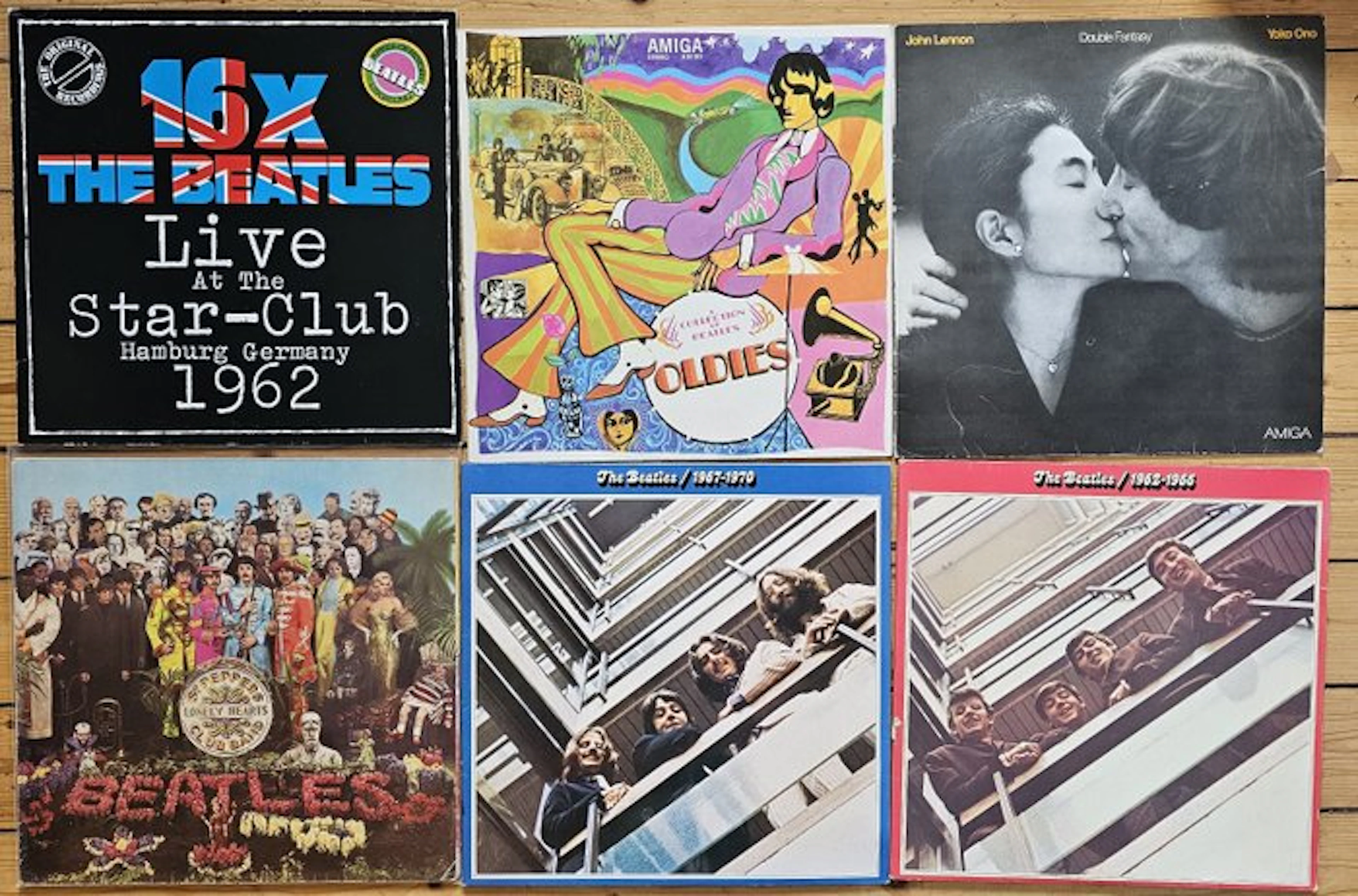 Beatles, John Lennon & Yoko Ono - 6 x albums (inc