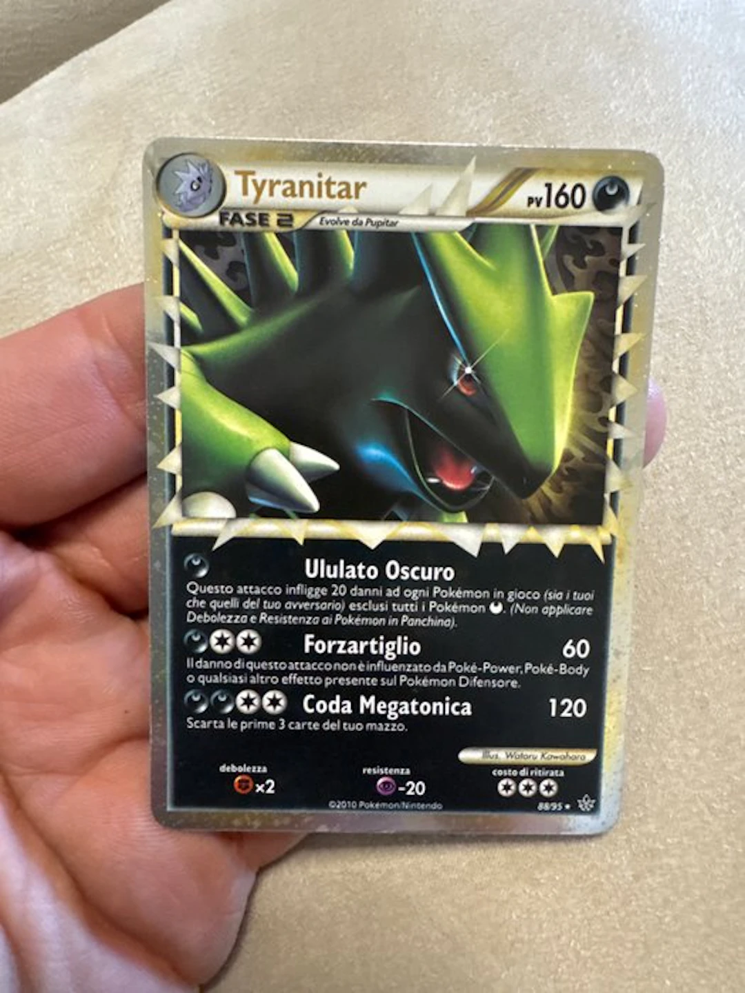 Pokémon - 1 Card - Tyranitar 88/95 Foil - Heart Gold Soul Silver (HGSS)