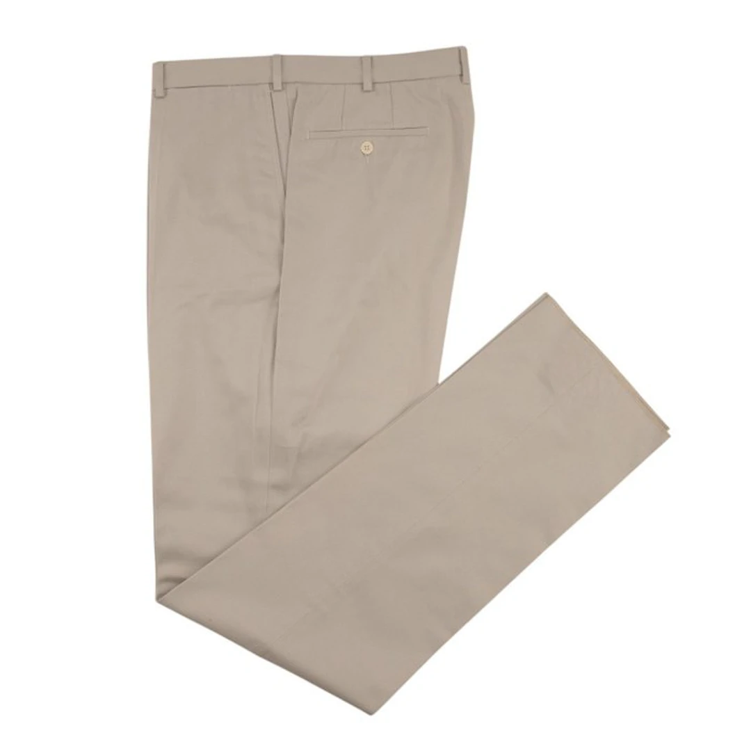 BURBERRY LONDON - 58 IT - Beige Chino Pant Twill Cotton...