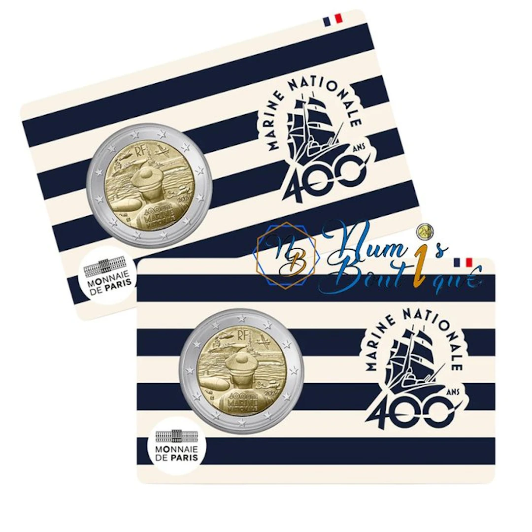 France. 2 Euro 2026 "Marine Française" (2 monnaies) (No reserve price)