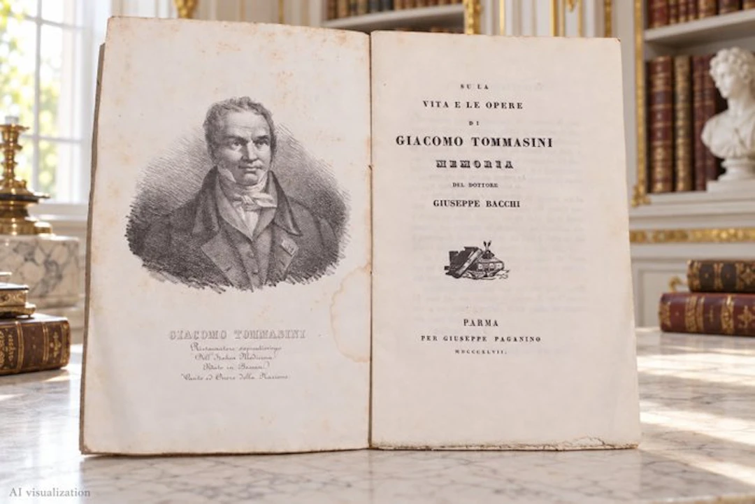 Bacchi - Vita e le Opere di Giacomo Tommasini - 1847