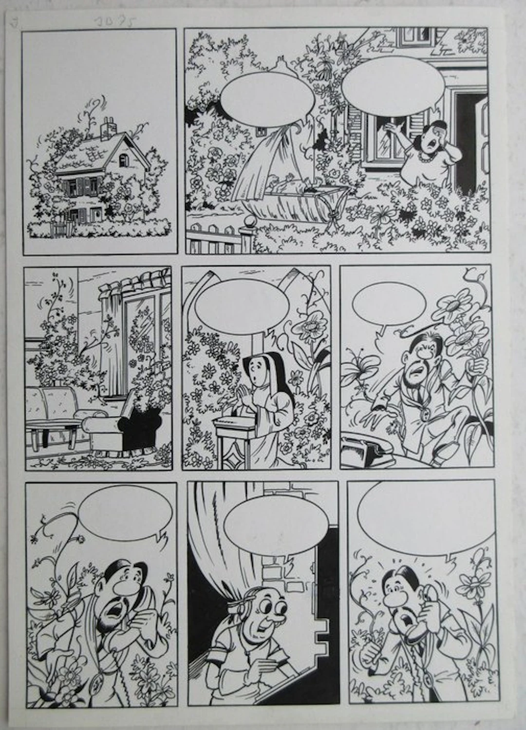 Studio Vandersteen - 1 Original page - Jerom - De kleurenzaaier p. 15