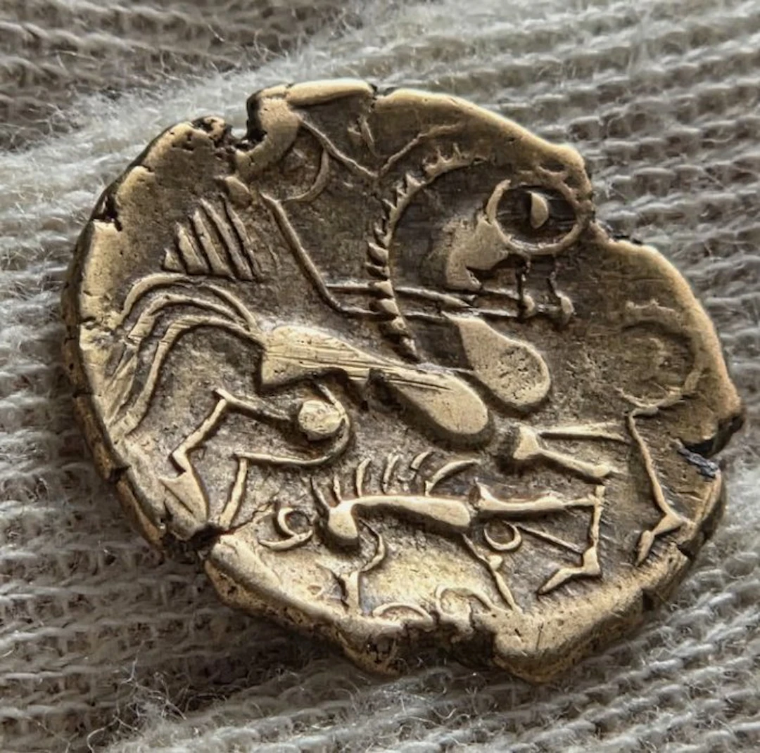 Celts, Aulerci Eburovices Hemistater c. 60-50 AC.