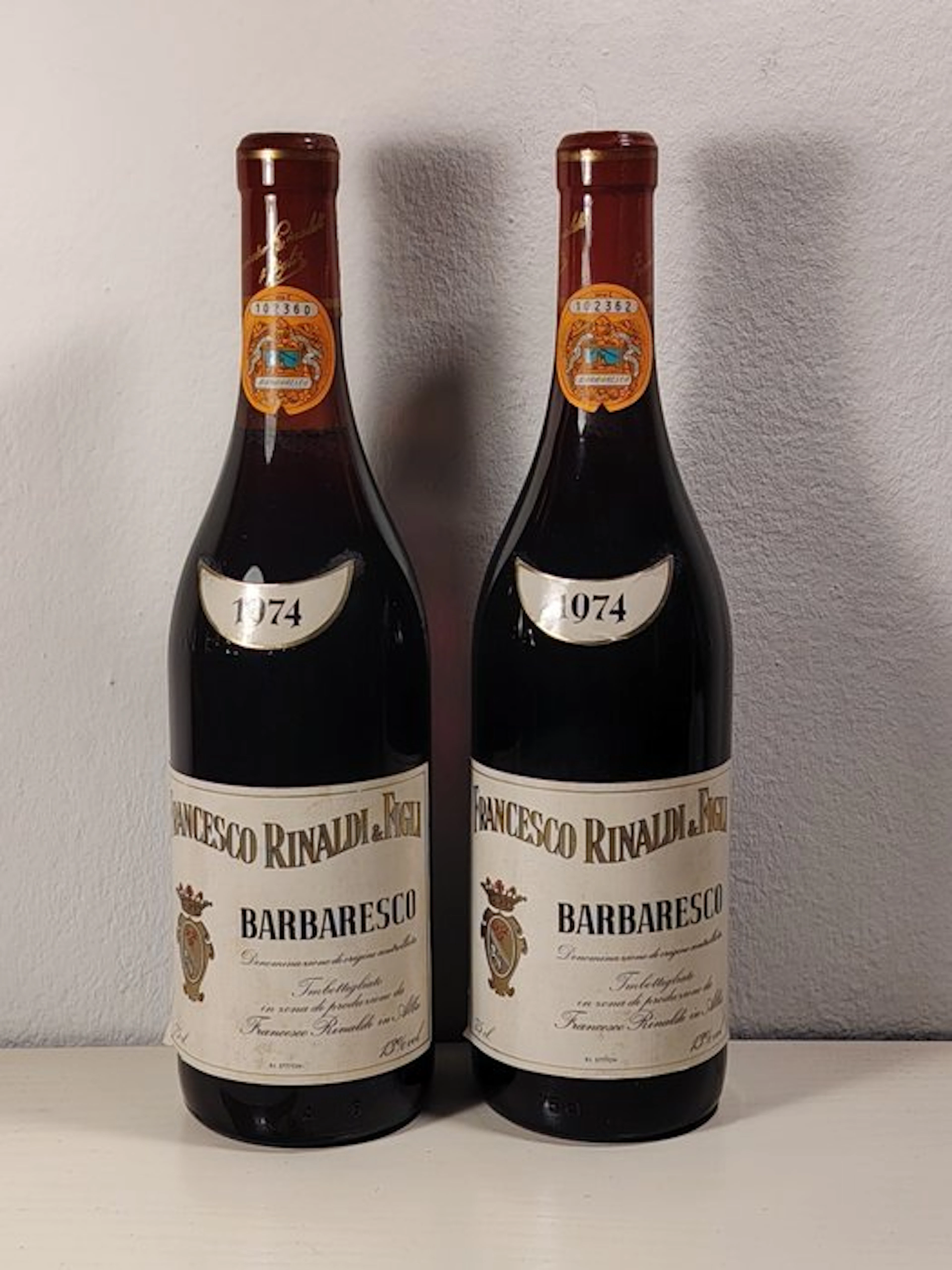 1974 Francesco Rinaldi - Barbaresco - 2 Bottles (0.75L)