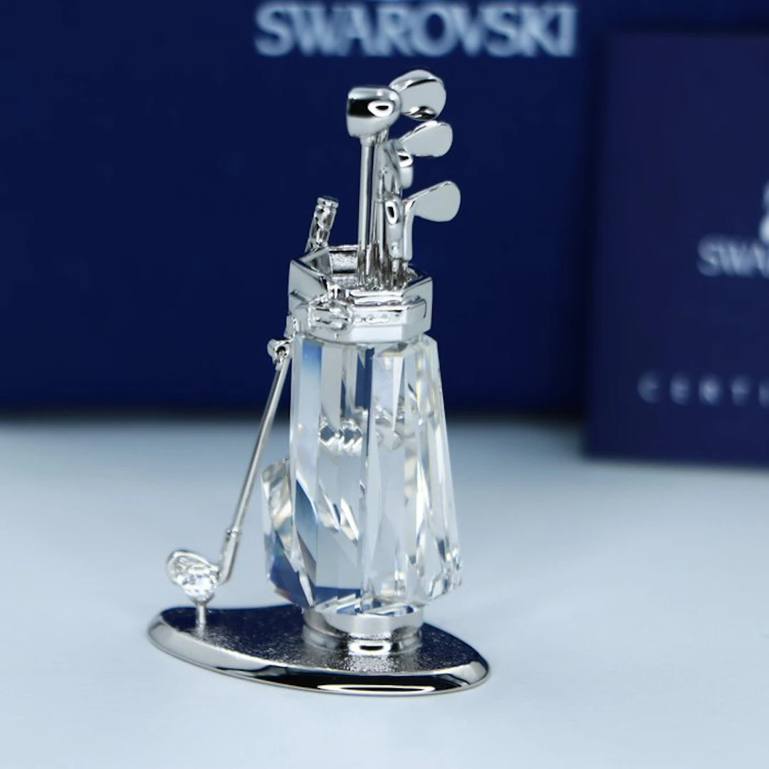 Figure - Swarovski Crystal - Golfset (Boxed + Certificate) - Crystal