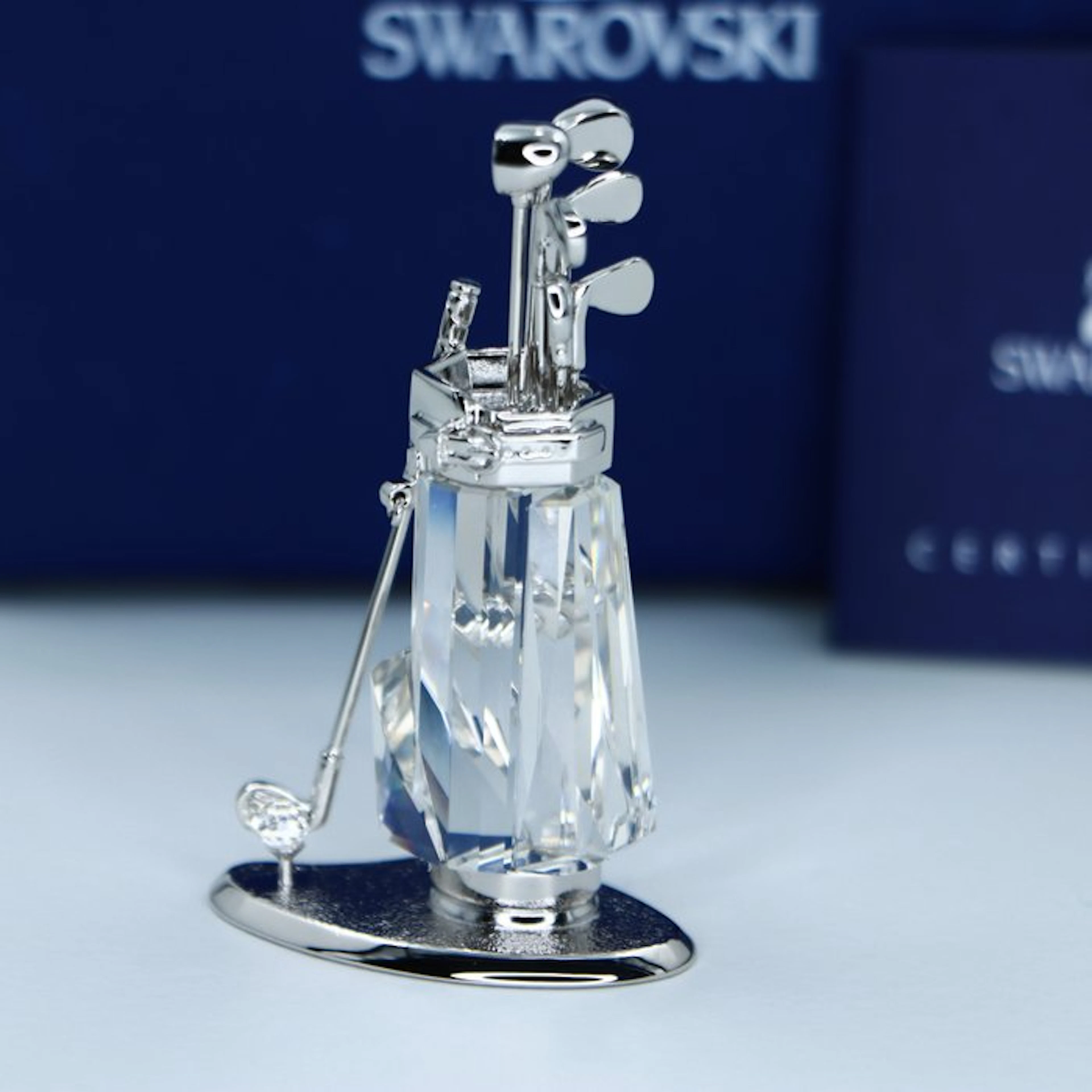Figure - Swarovski Crystal - Golfset (Boxed + Certificate) - Crystal