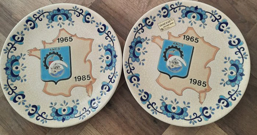 Longwy - Plate (2) - Ceramic
