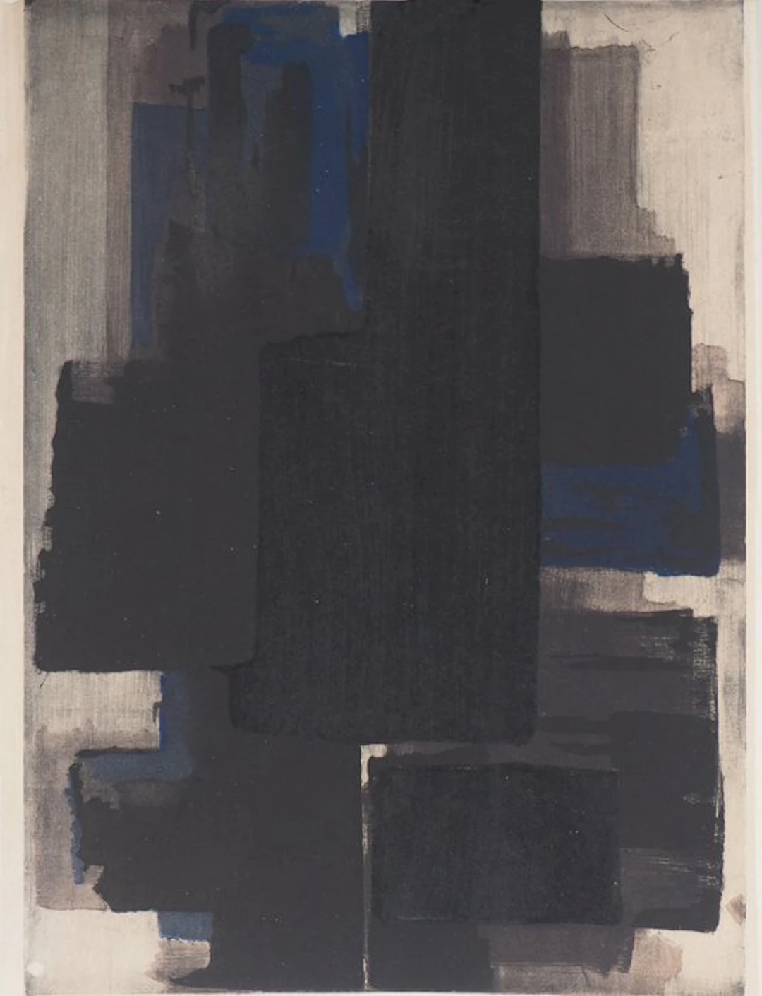 Pierre Soulages (1919-2022) - Composition 1956
