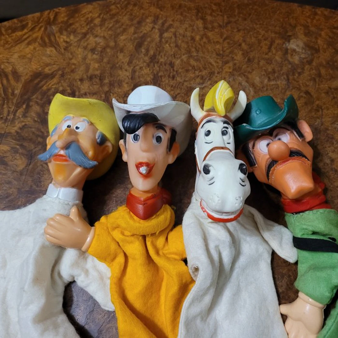 Lucky Luke - 4 hand puppets