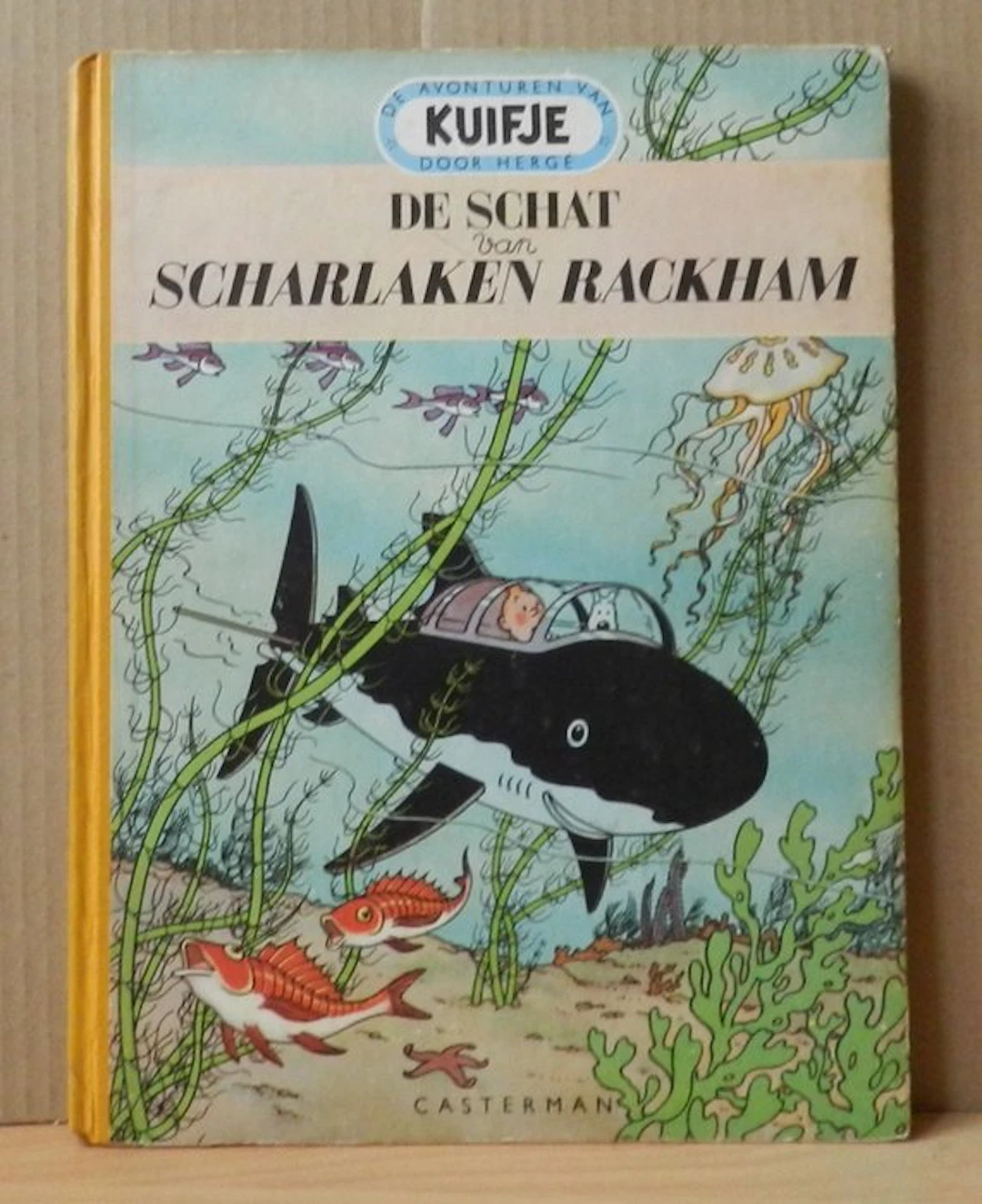 Kuifje 12 - De Schat van de Scharlaken Rackham - 1 Album - Reprint - 1952