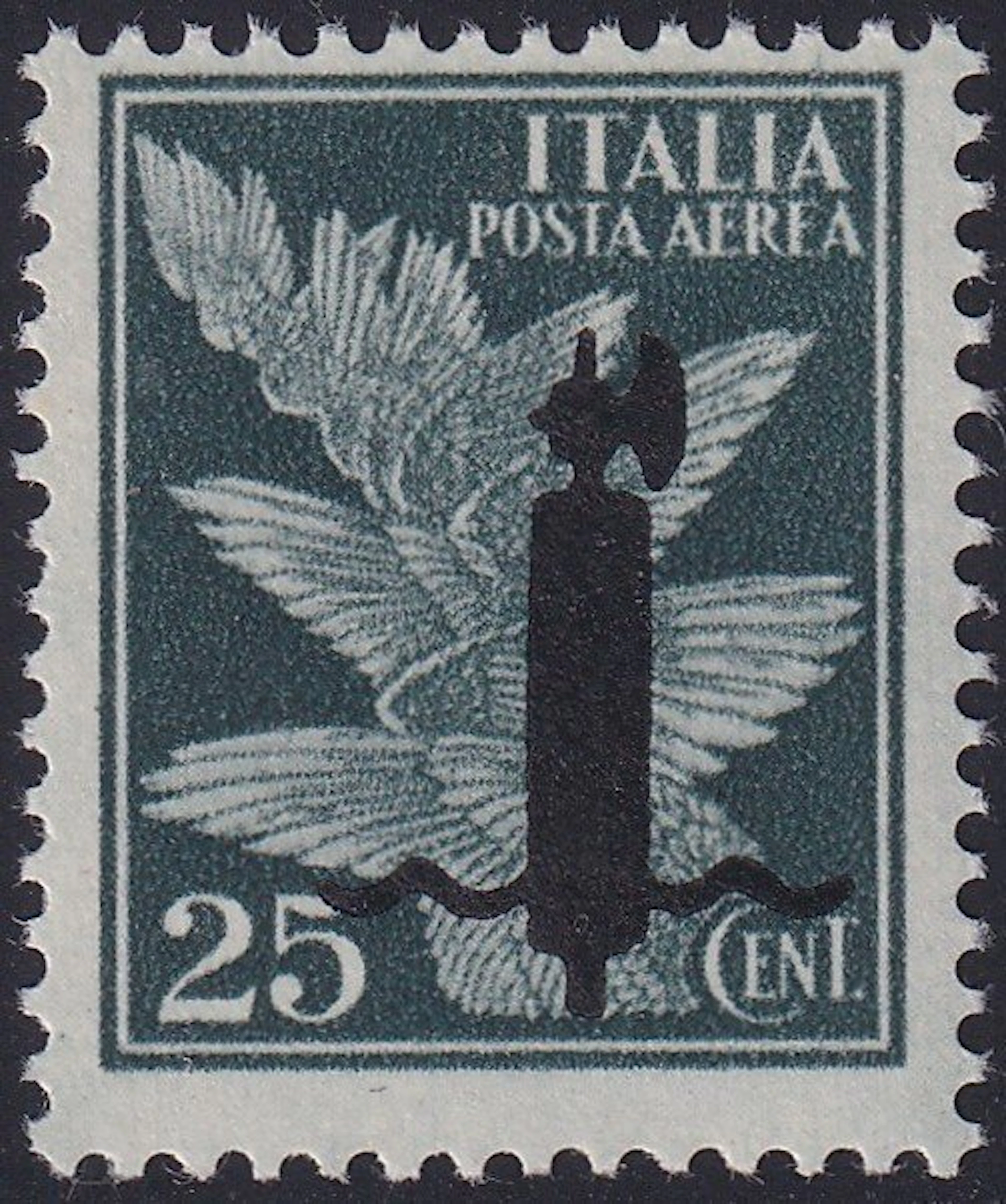 Italian Social Republic 1944 - Airmail Essays 25c green...
