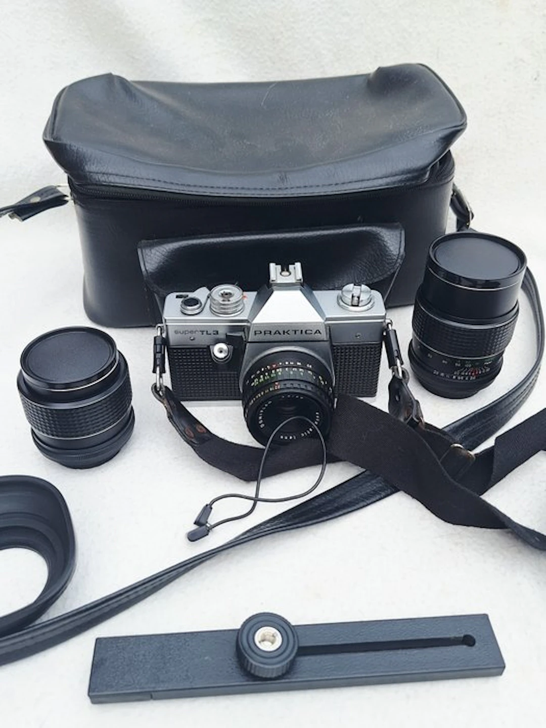 Praktica Super TL3 + Pentor Auto 2.8/28mm + Domiplan Auto...