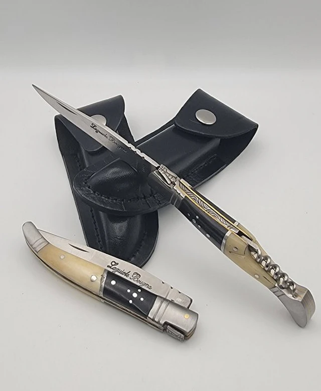 Laguiole Bougna - Table knife set - ABS - Folding knives