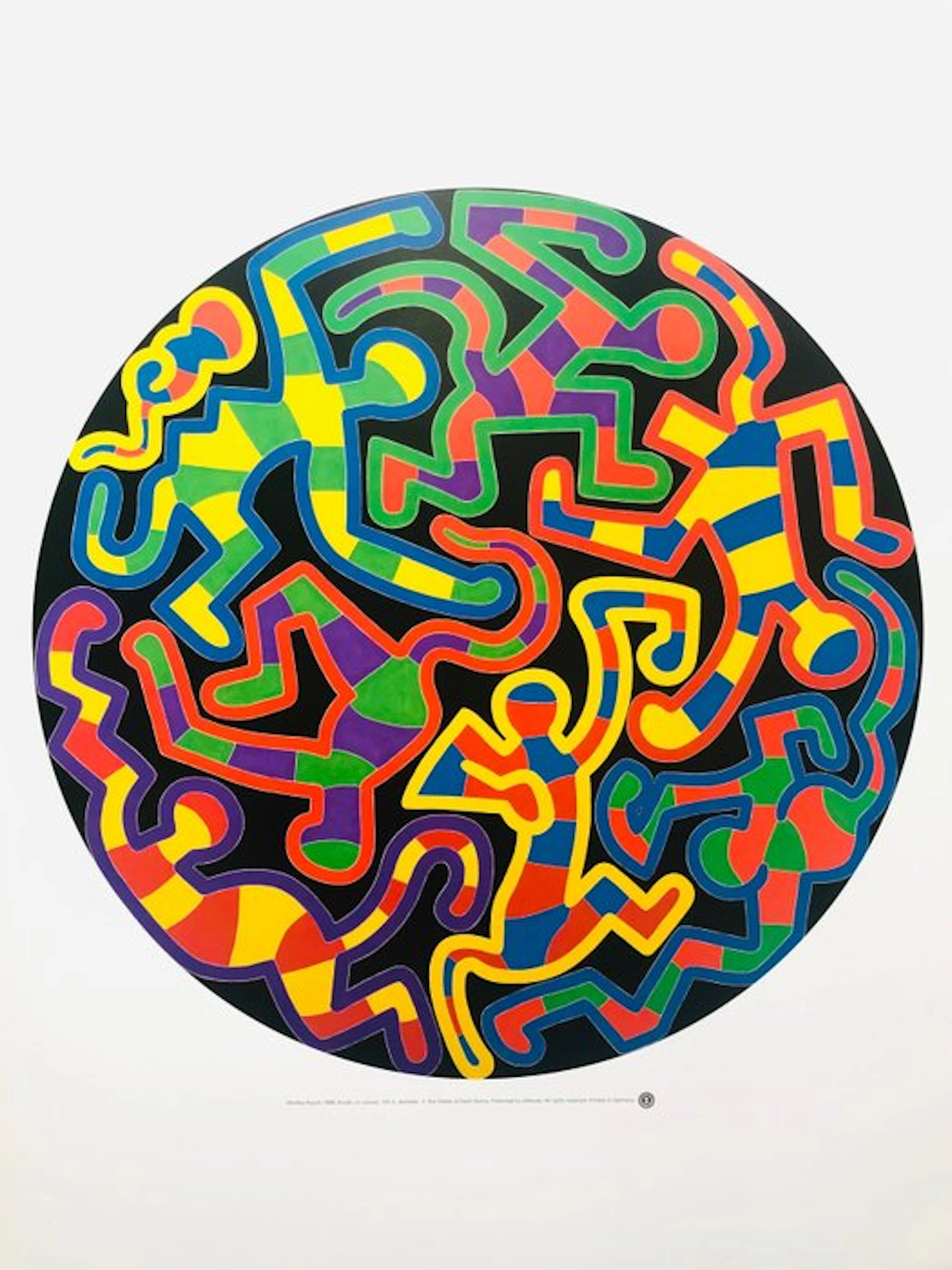 Keith Haring - Monkey Puzzle - Offset lithograph - 80x60...
