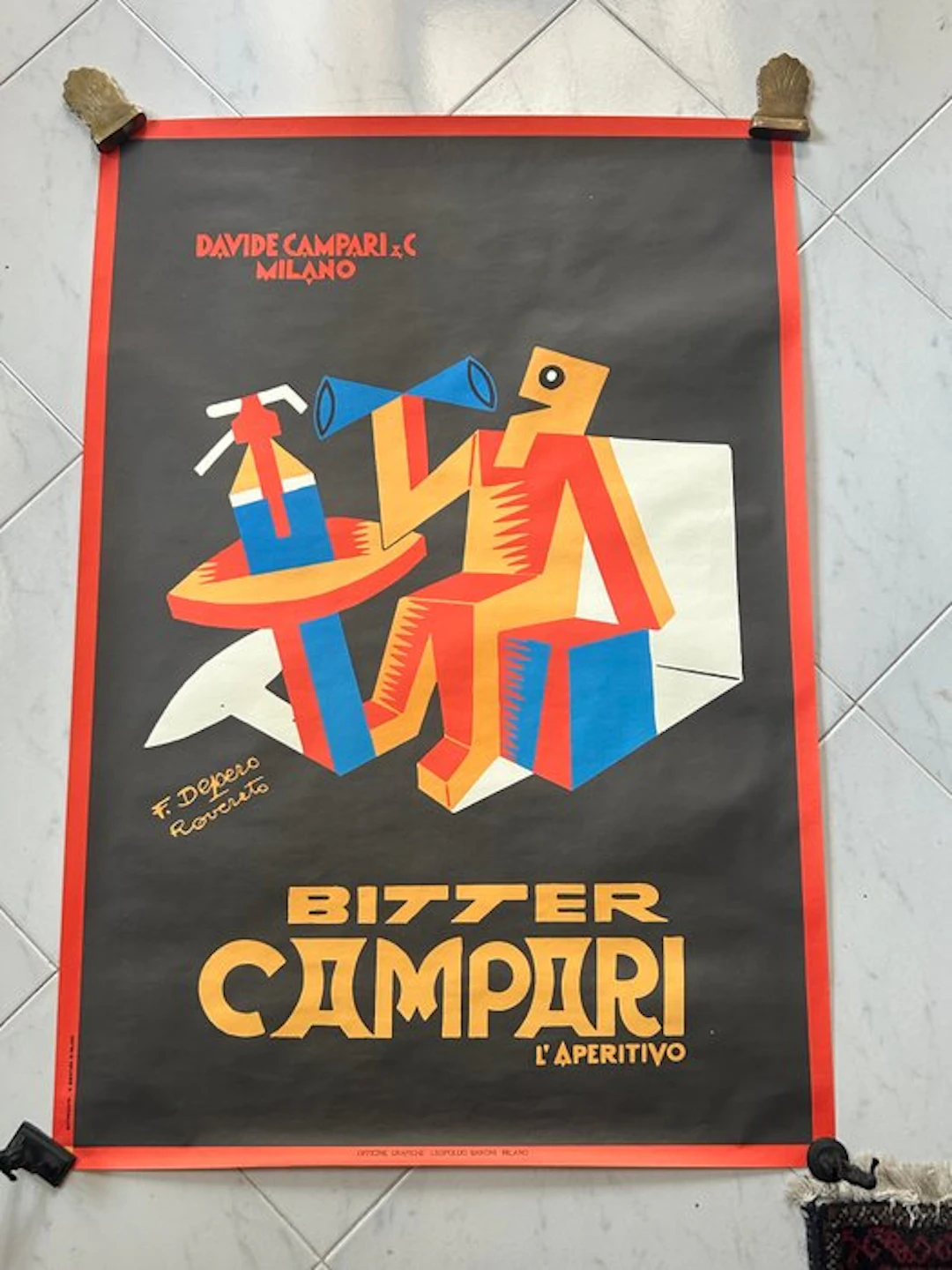 F. Depero - Bitter Campari L’aperitivo - 1950s