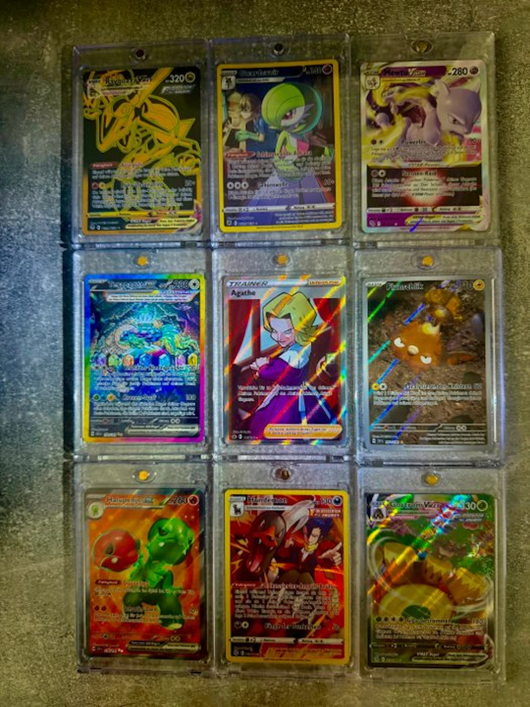 Pokémon - 9 Card - Rayquaza Foil, Full art